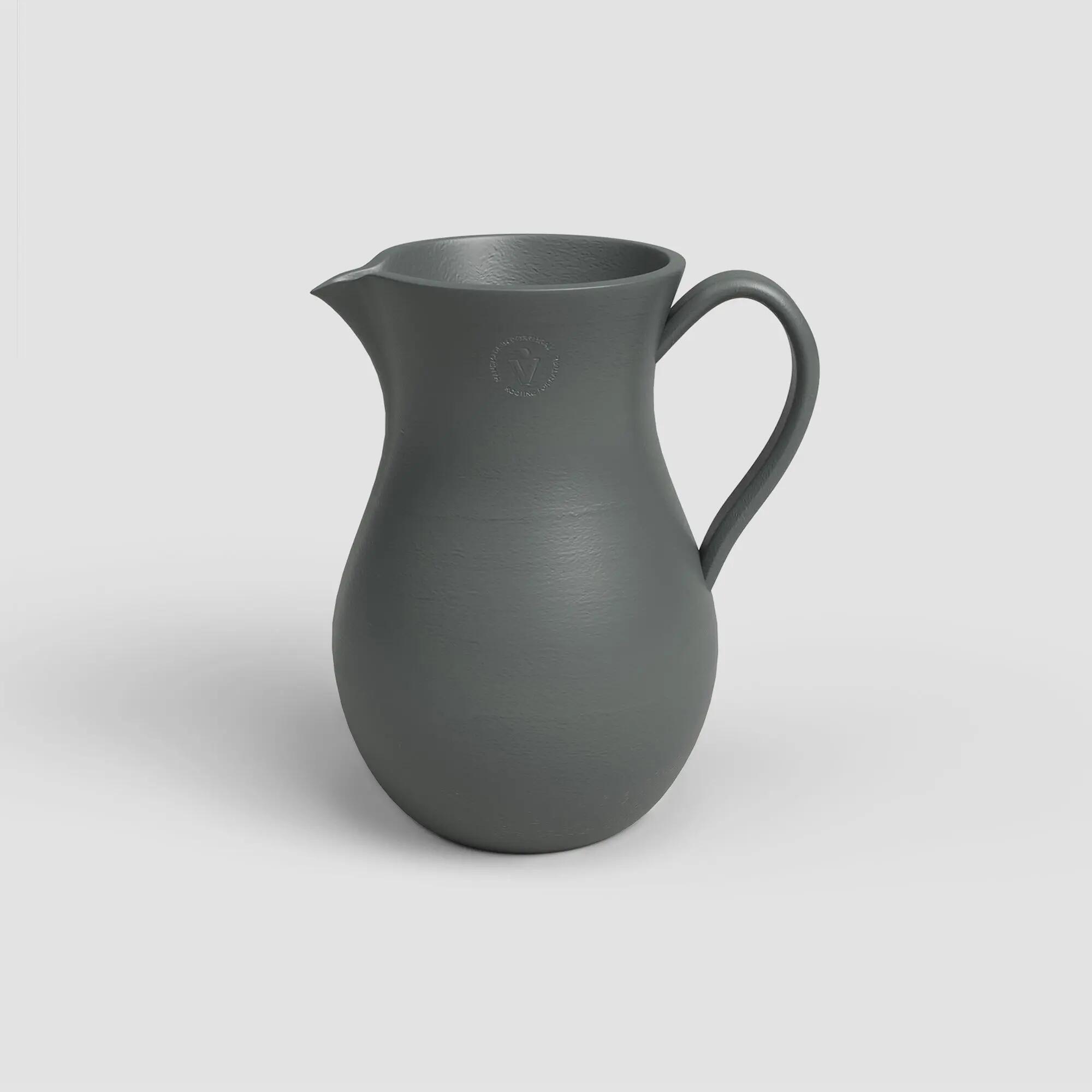 Maceta de arcilla harmonia gris de 25x25x30cm