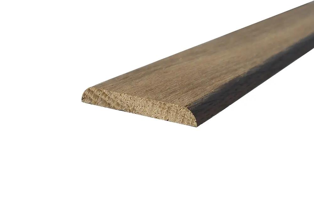 Champlat chêne 2 arrondis petits nœuds, 4.3 x 37.5 mm, L.2.4 m - 2