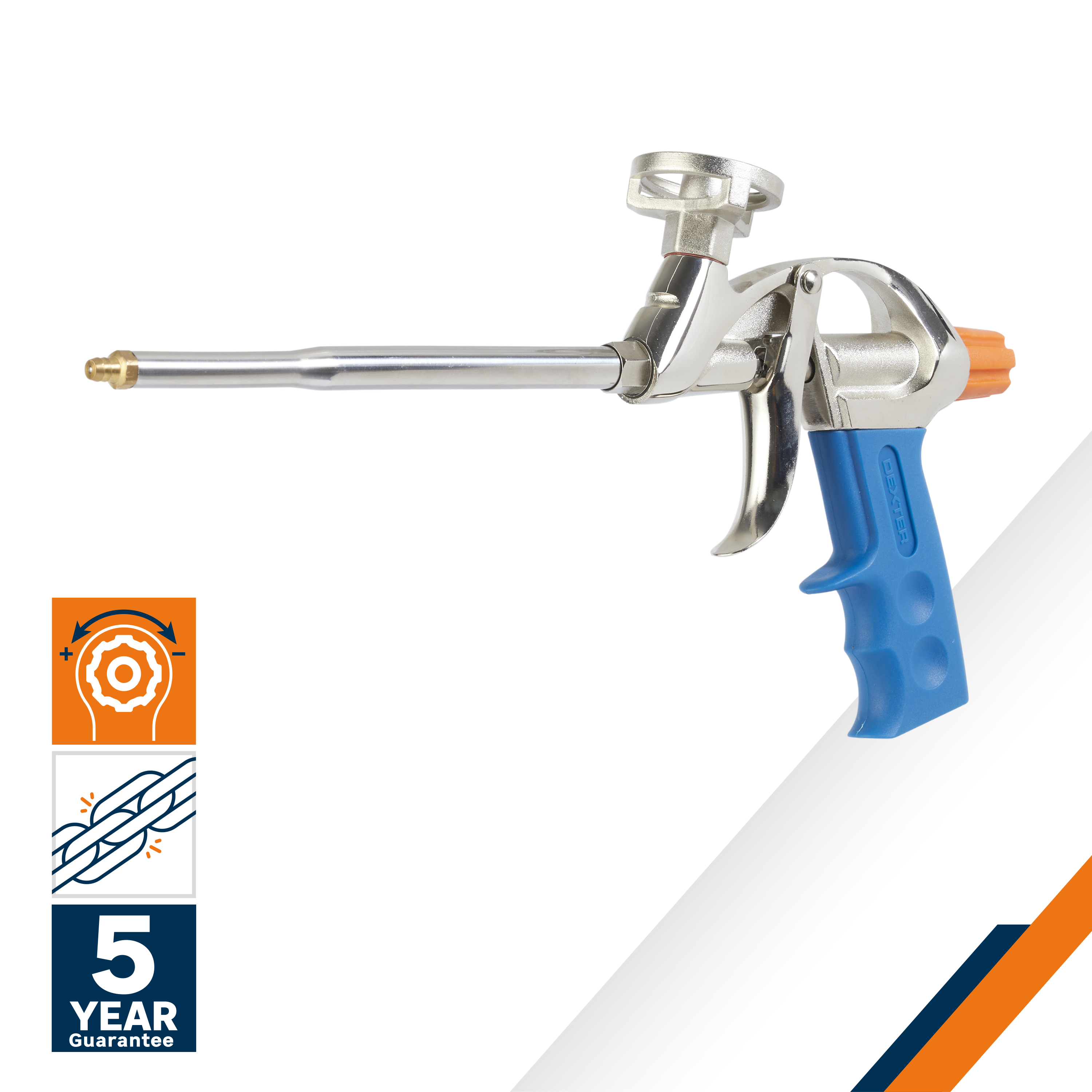 Pistola espuma DEXTER metal - 4