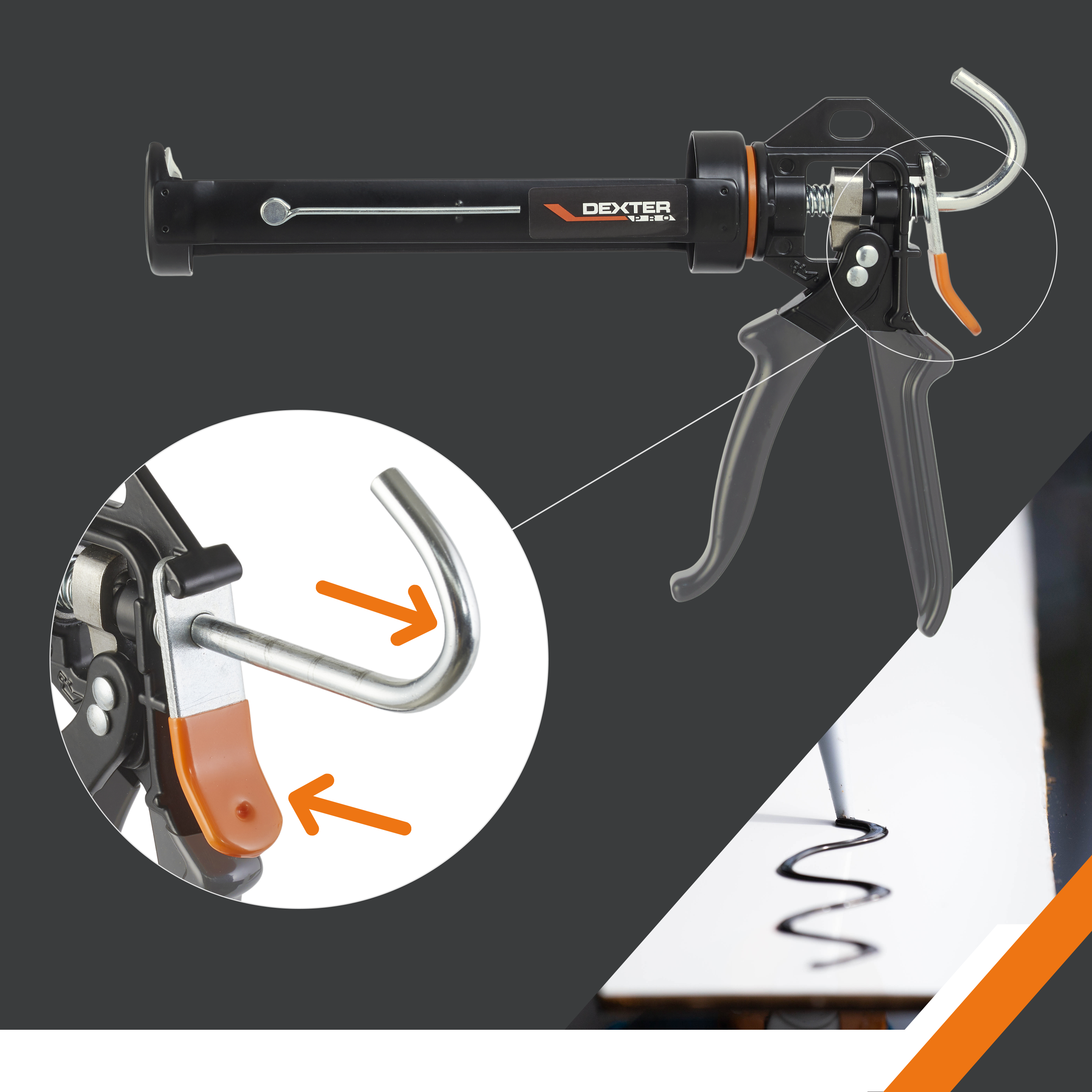 Pistolet do kartuszy Dexter Pro - 7