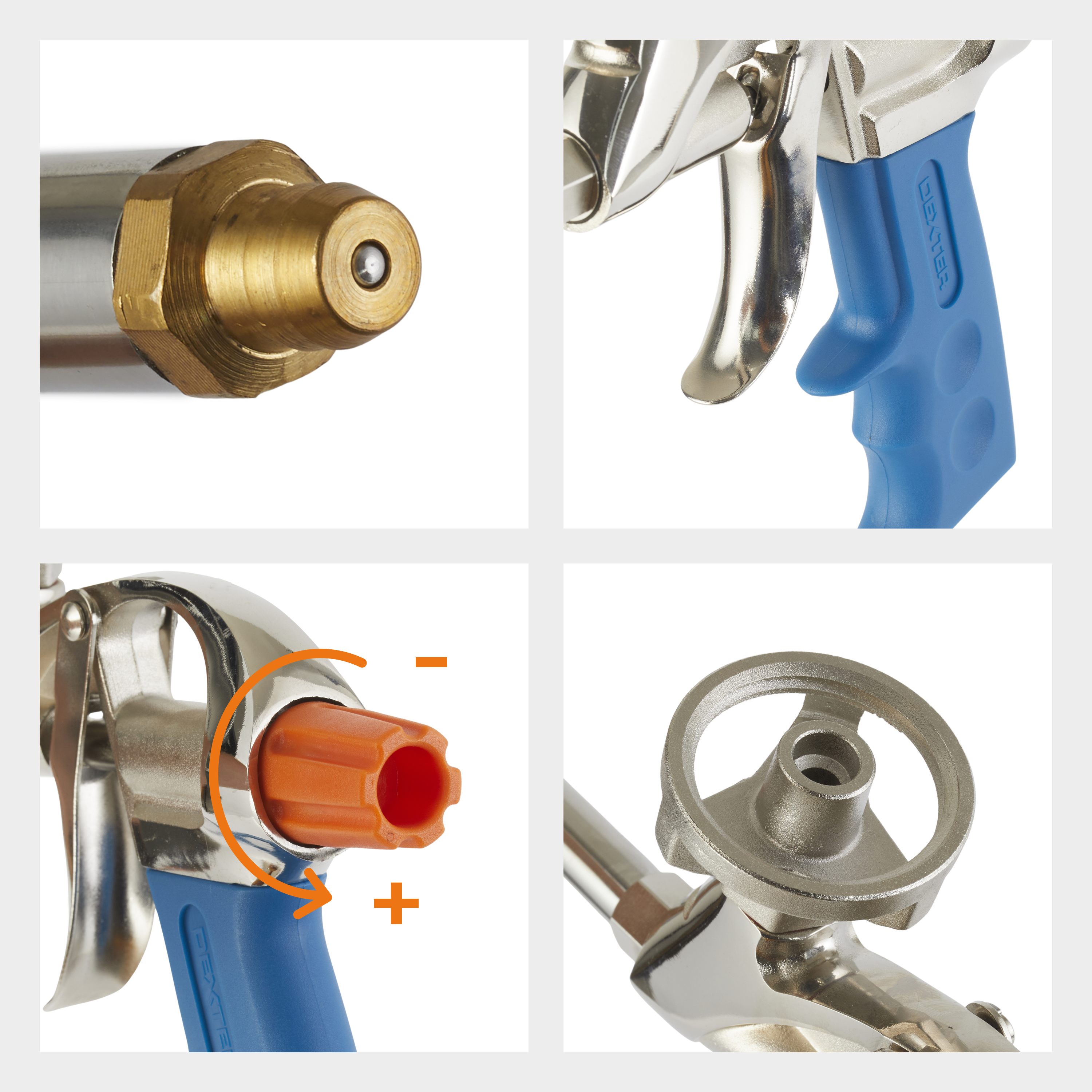 Pistola espuma DEXTER metal - 5