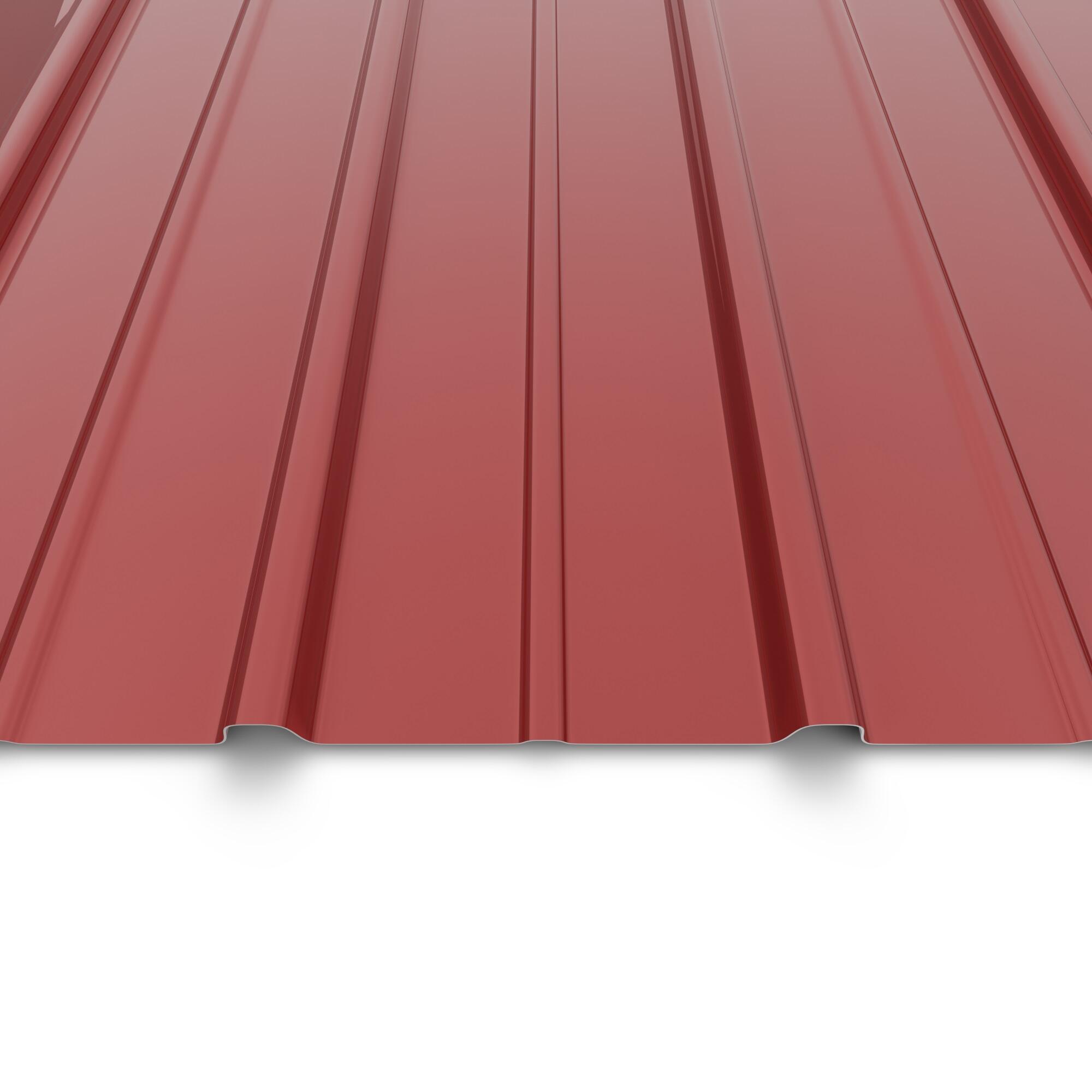 Plaque de couverture, nervuré rouge, l.90.6 x L.200 cm, H.12 mm, Ep.0.4 mm - 4