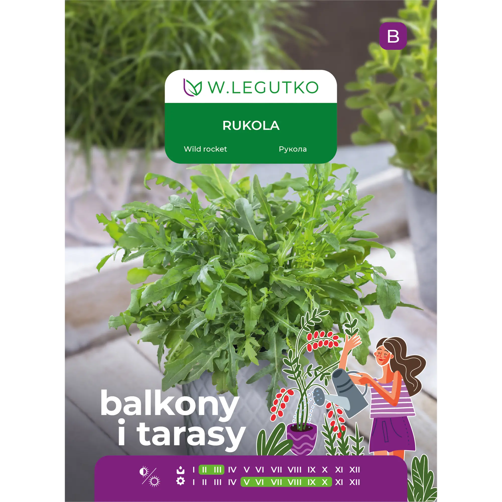 Rukola nasiona 2g W. Legutko