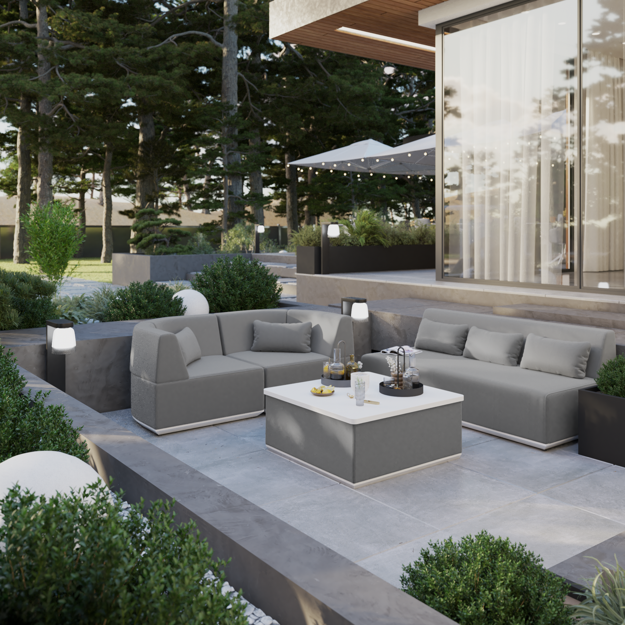 Module de coin en aluminium Neptune NATERIAL, 1 personnes - 3