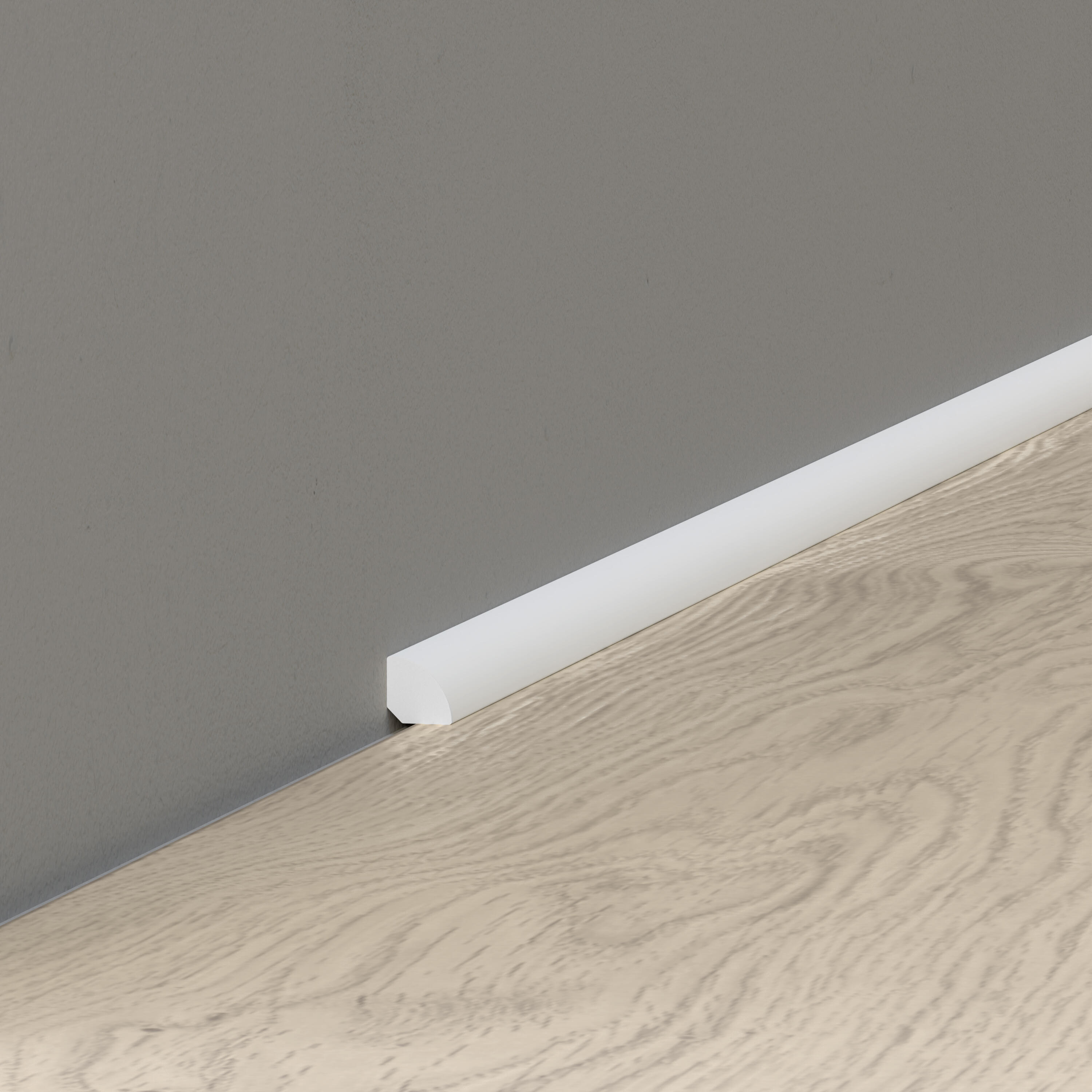 Ćwierćwałek PCV biały zewnętrzny 12x12x2400 mm Artens - 3