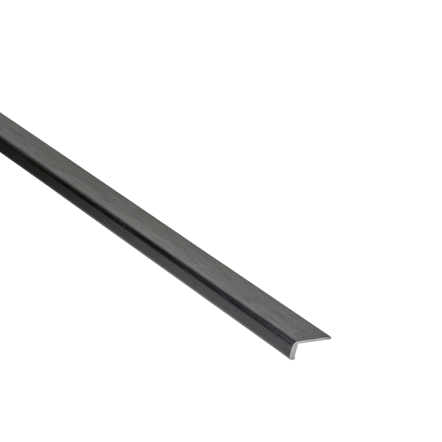 Kątownik aluminiowy 1m 3x18x1.5 mm czarny Standers
