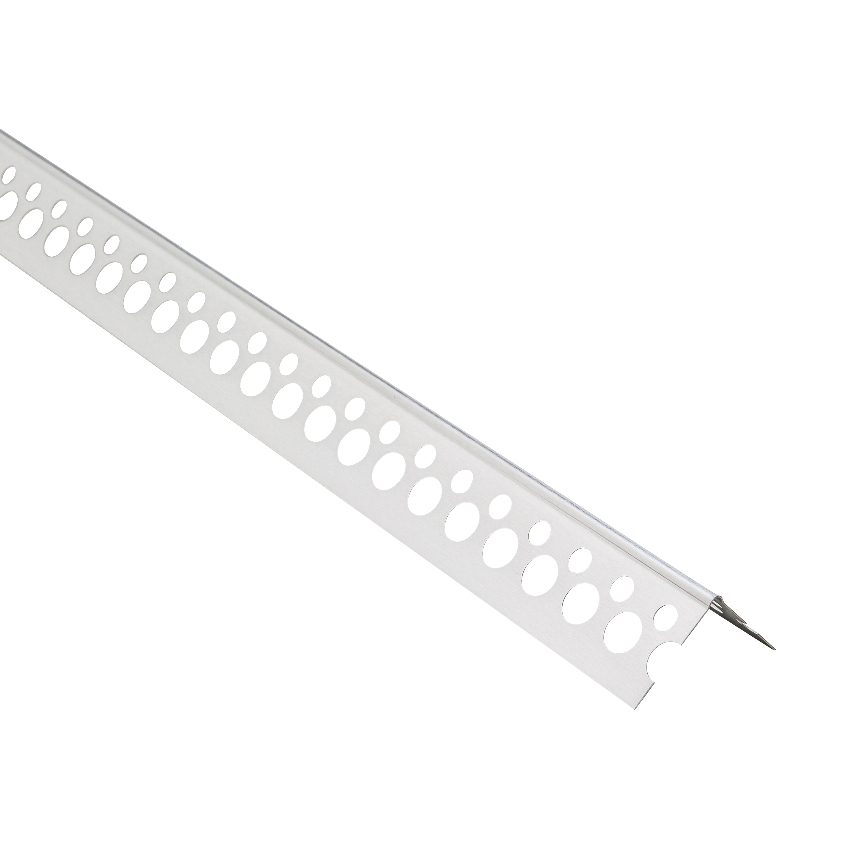Narożnik równoramienny do płyt gipsowo-kartonowych 2.5 metra 25x25 mm aluminiowy surowy STANDERS
