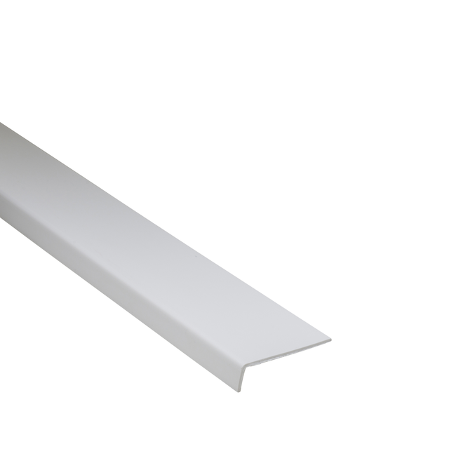 Kątownik pvc 2.6m 40x10x1.5 mm matowy biały Standers