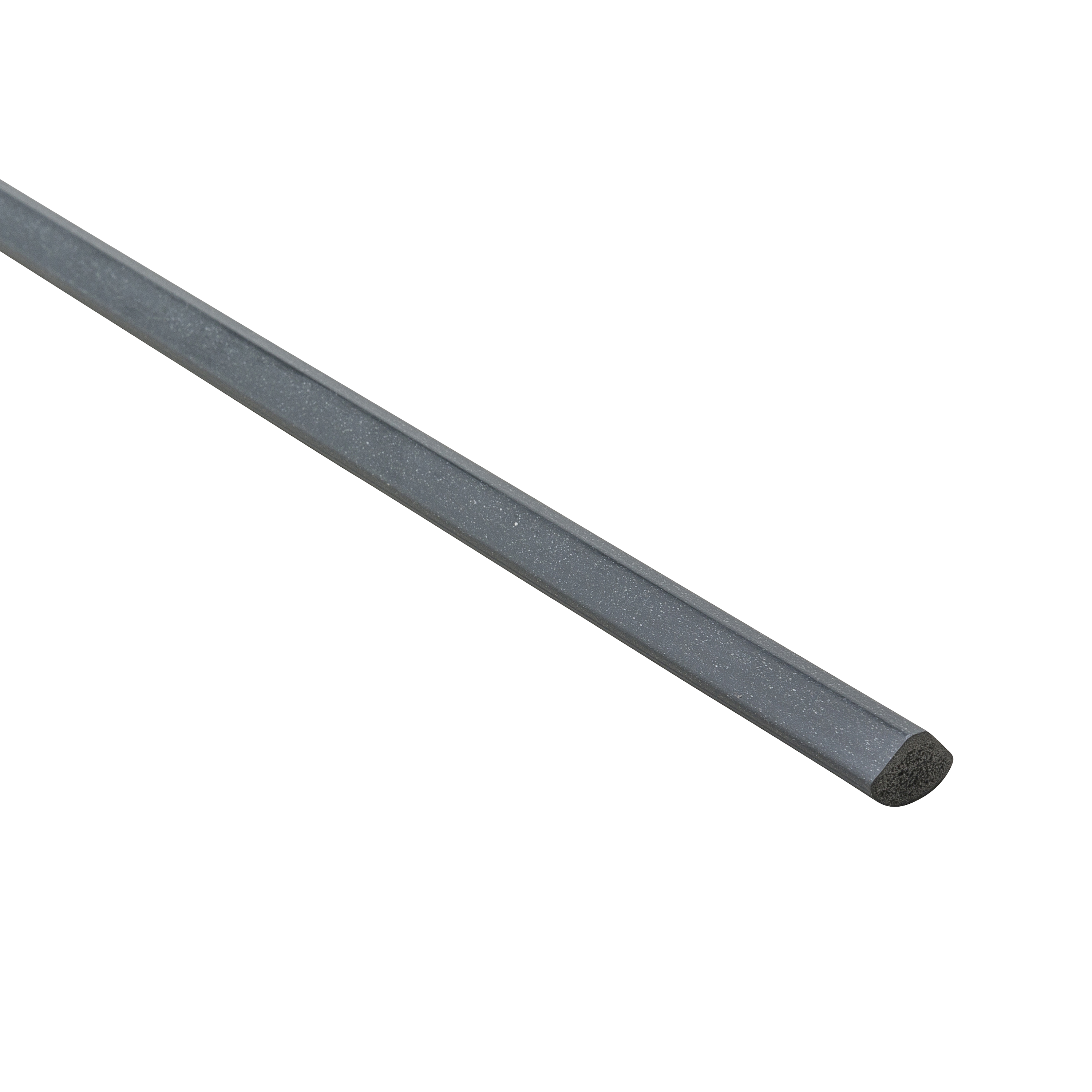 Profil ćwierćwałek pvc 2.6m 14x14 mm matowy antracytowy Standers