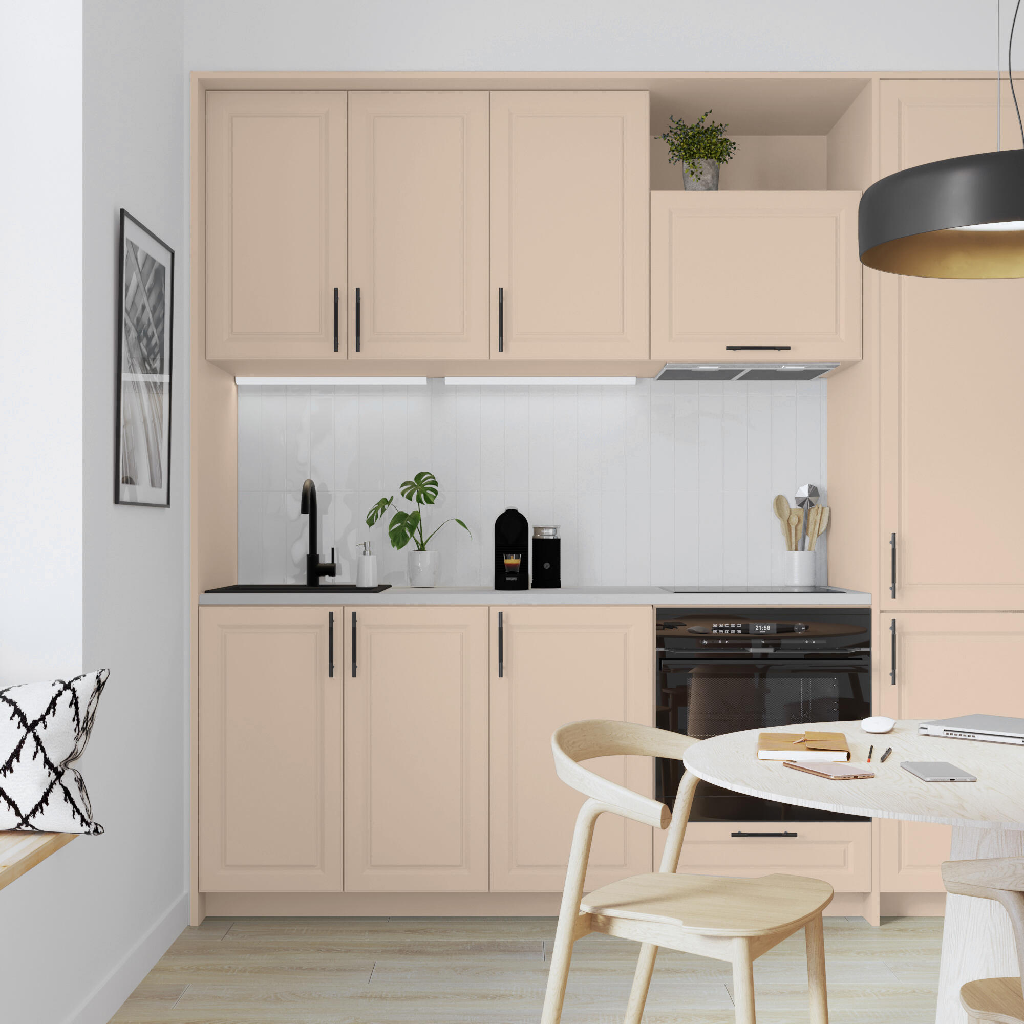 Peinture carrelage, meuble, crédence havana 6 mat LUXENS Cuisine et bain 2L - 6