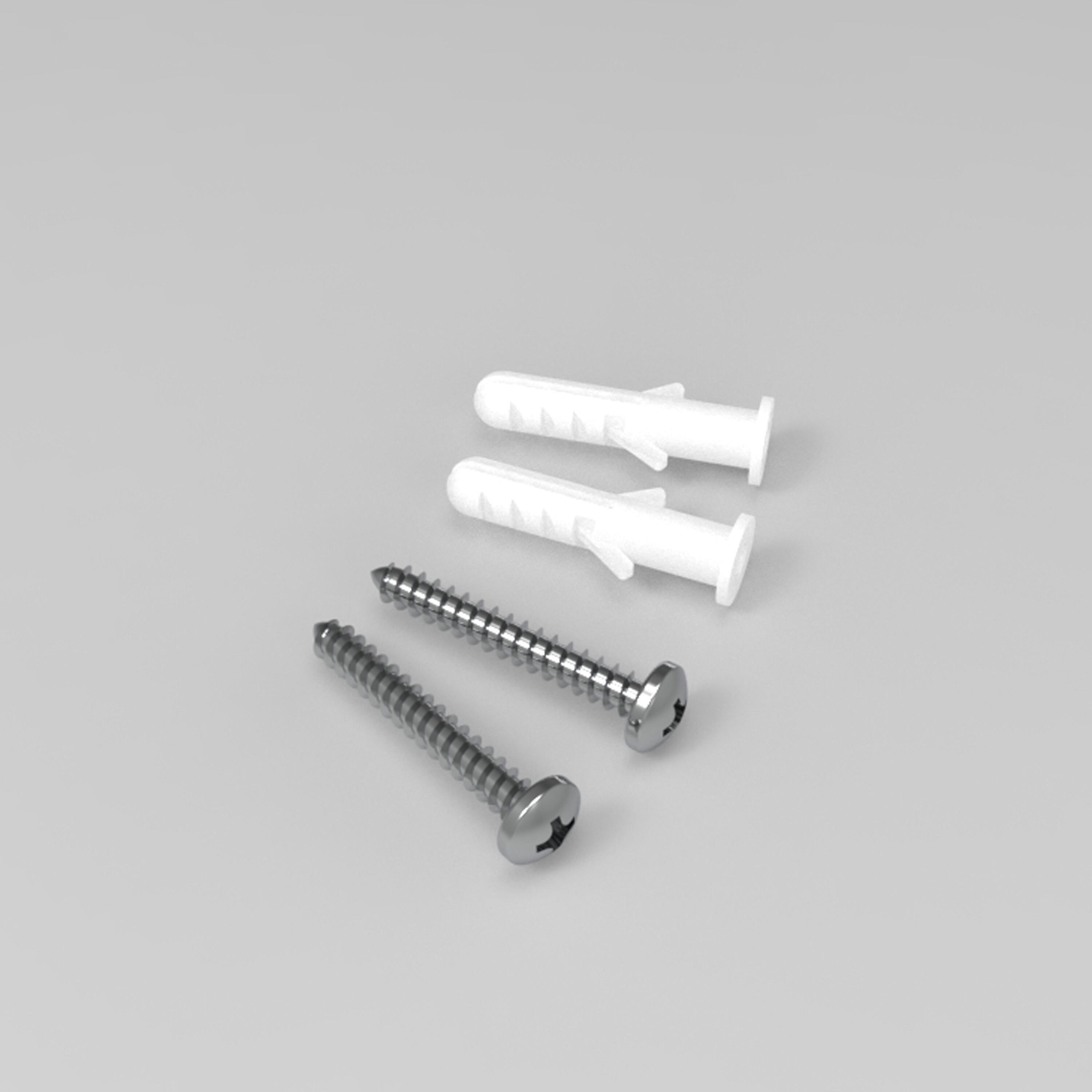 Hublot extérieur IP44 Led rond D.22 cm 1540 Lm blanc neutre, blanc - 2