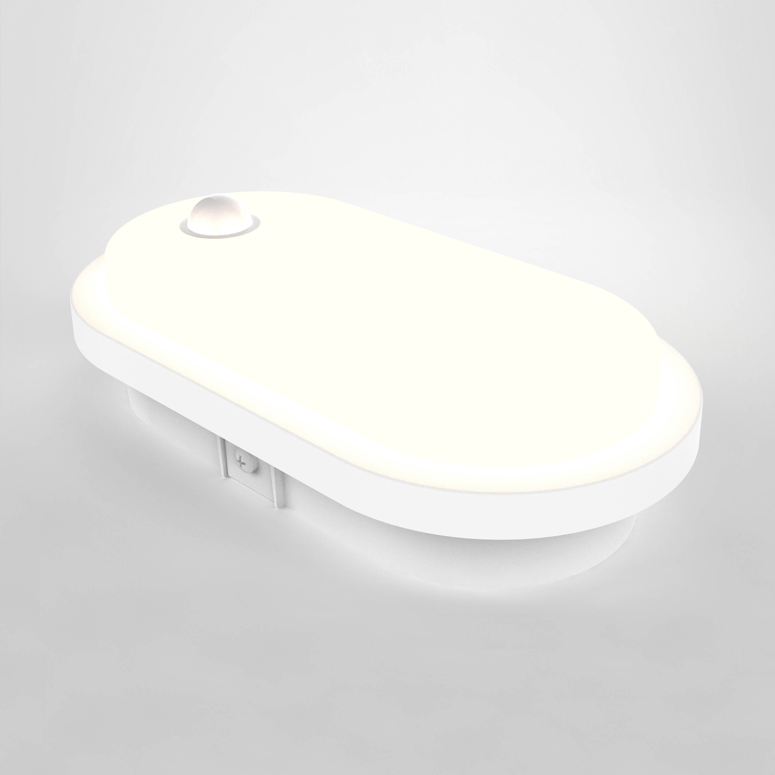 Plafon Ezy biały z czujnikiem 21 cm IP65 LED Inspire - 4