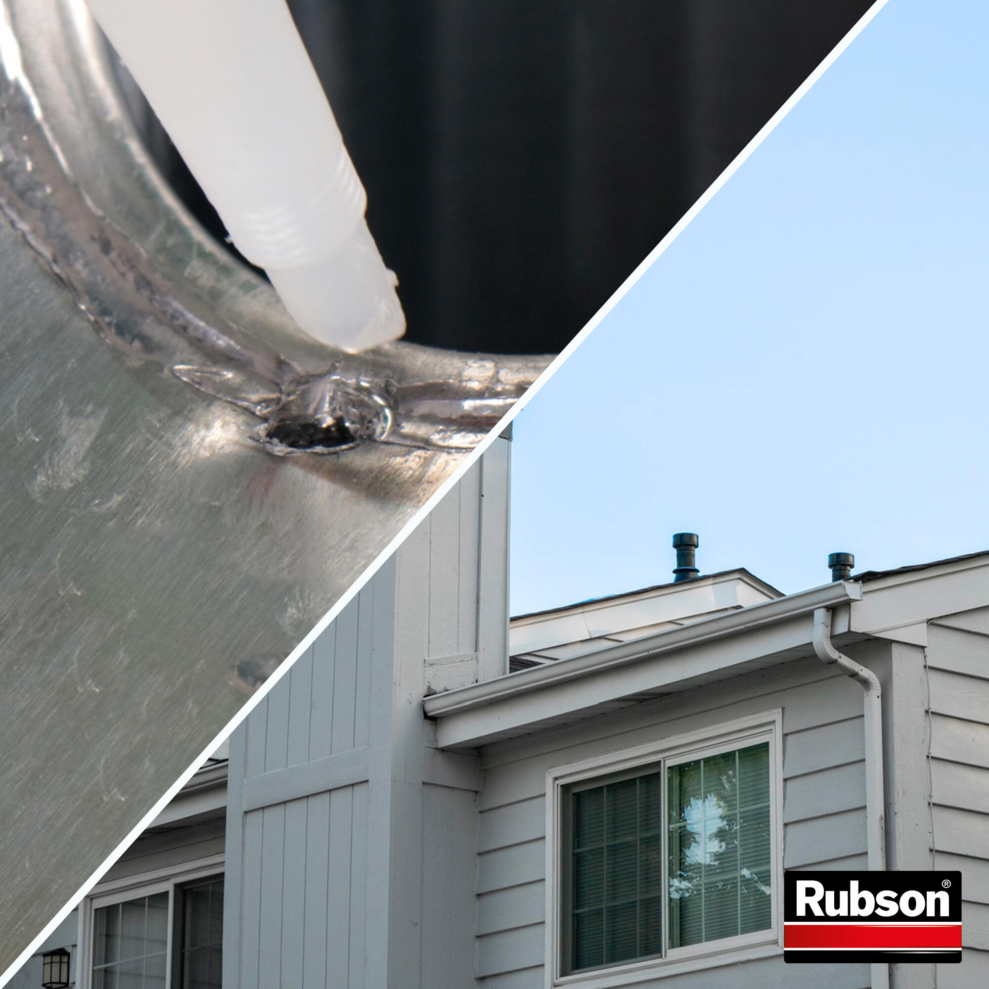 Mastic d'étanchéité Spécial anti fuites RUBSON transparent, 280 ml - 3