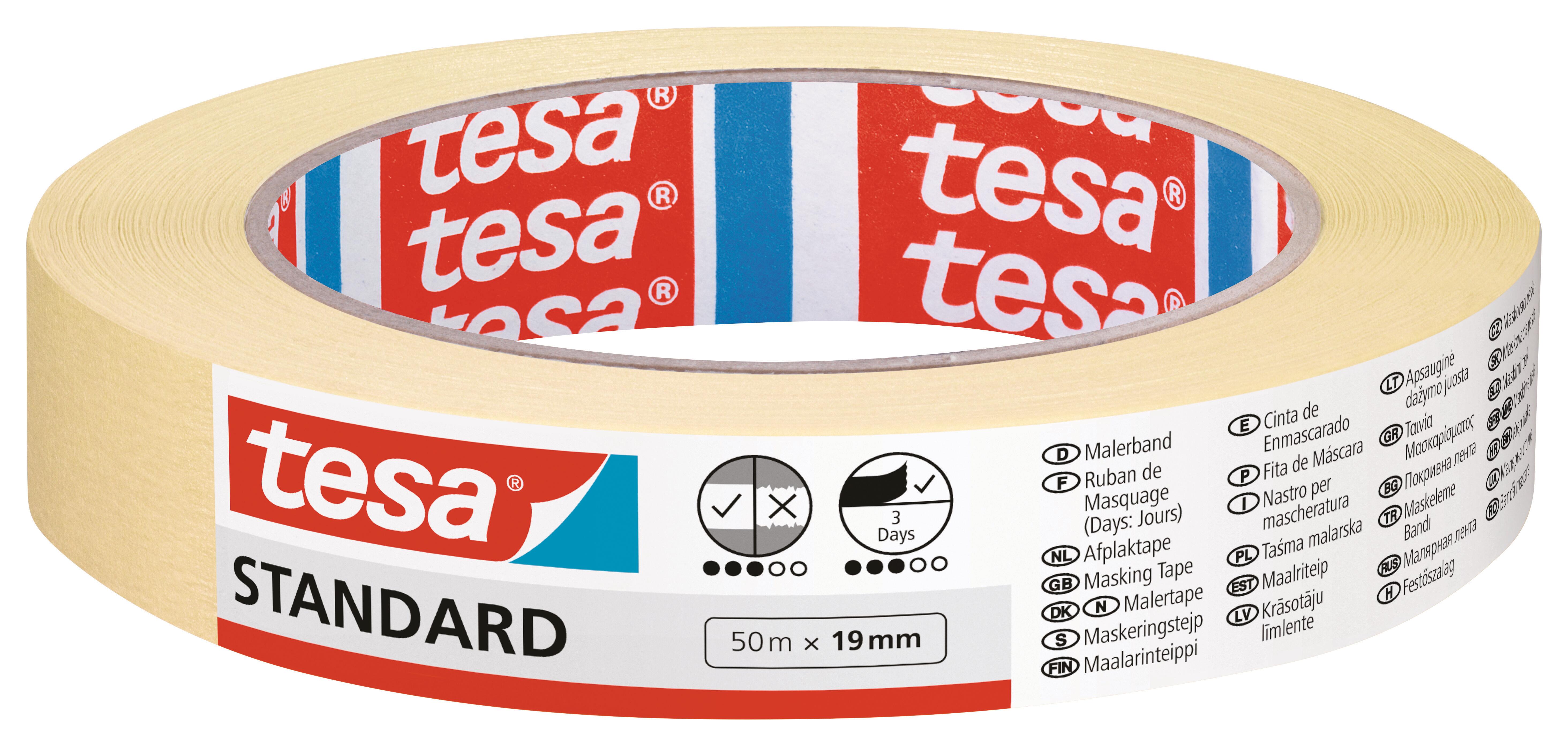 Fita de pintor TESA STANDARD 50MX19MM - 2