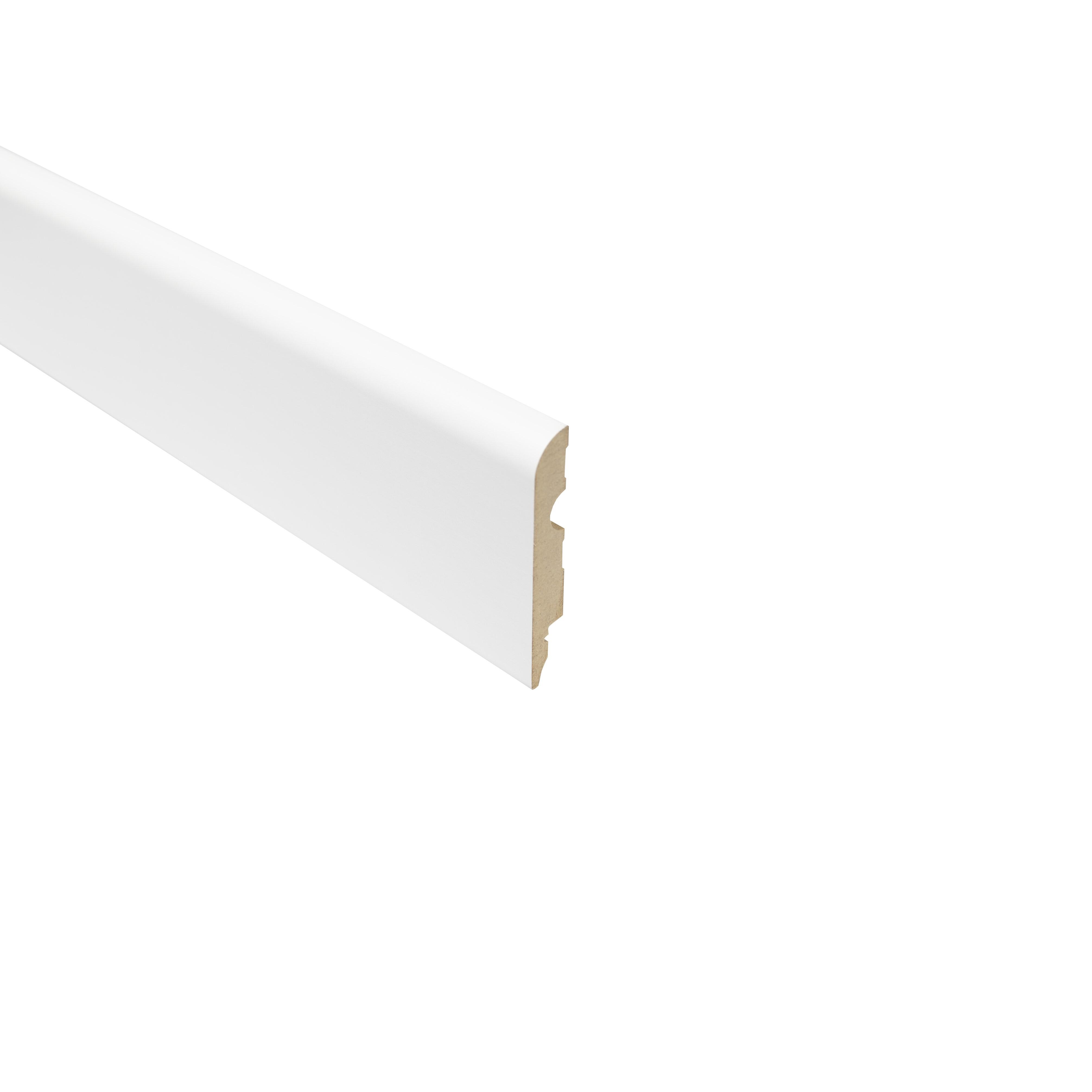 Listwa przypodłogowa MDF Lezka 8 cm biała Artens - 6