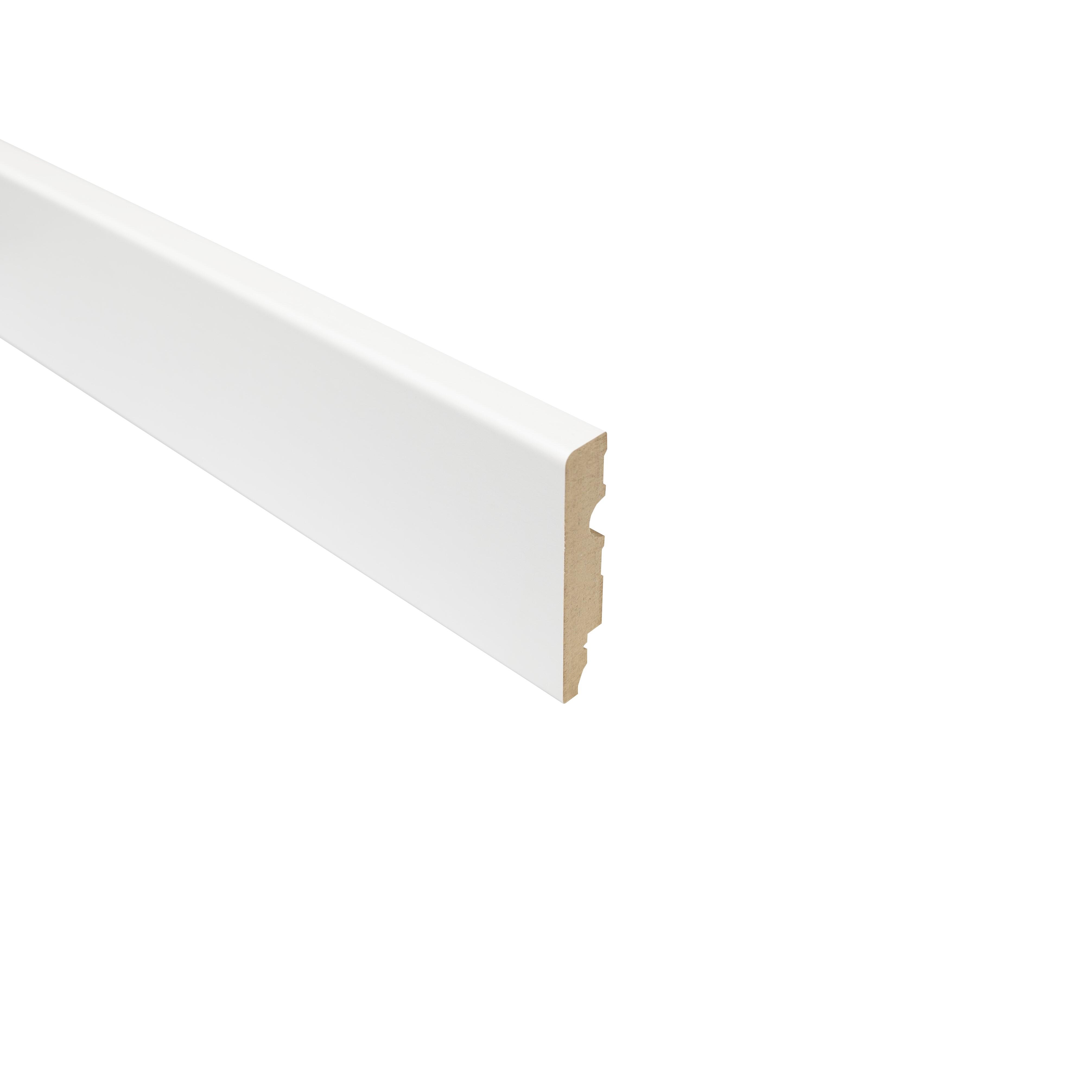 Listwa przypodłogowa MDF Kwadrat 8 cm biała Artens - 8