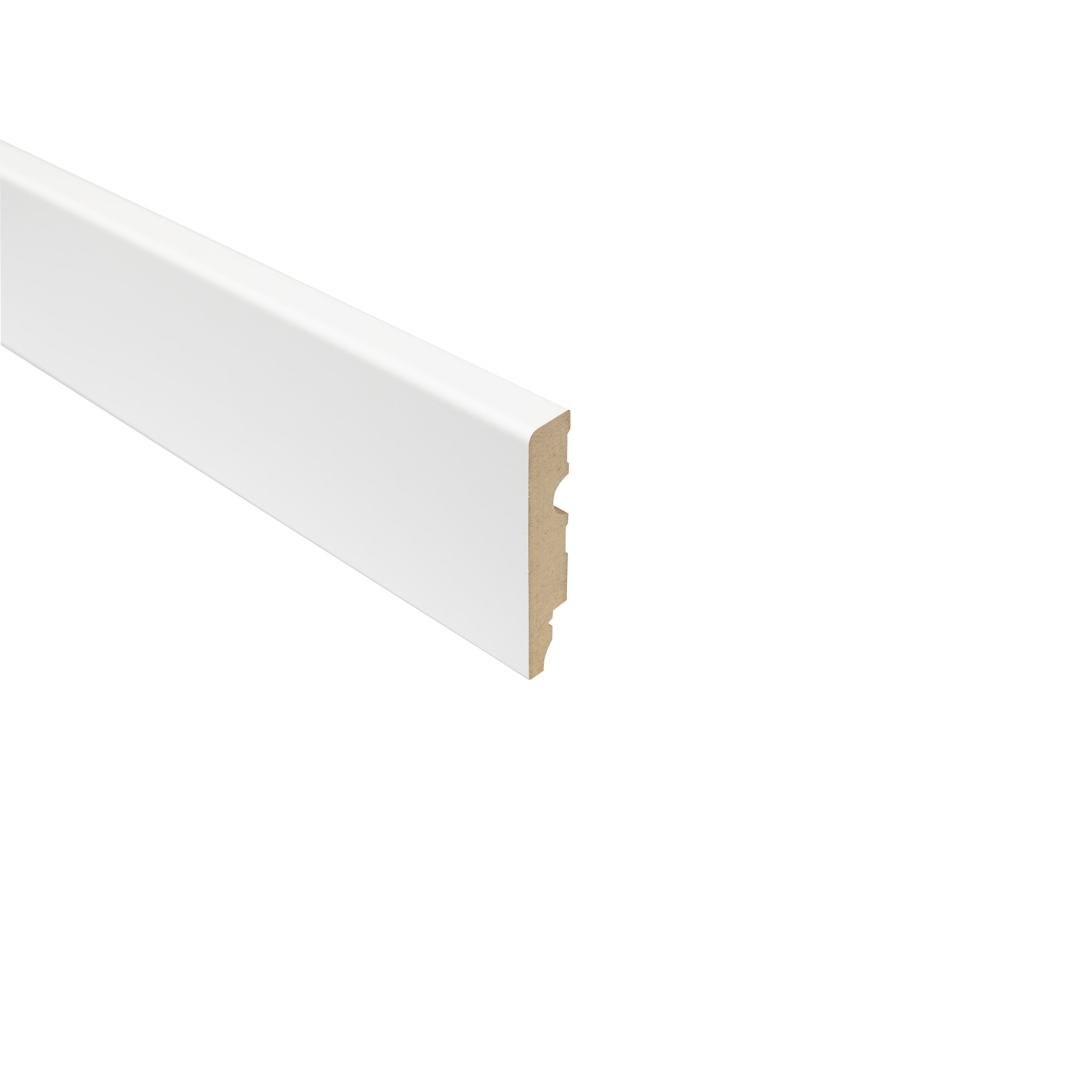 Listwa przypodłogowa MDF biała Kwadrat 8 cm 5 sztuk Artens - 7