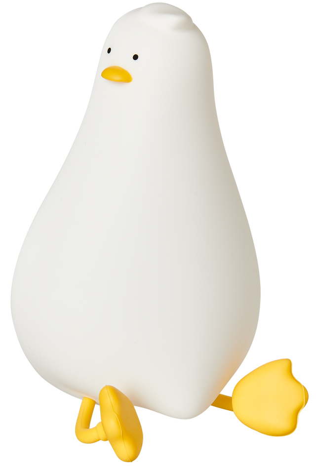 Lampa stołowa kurczak biała USB LED