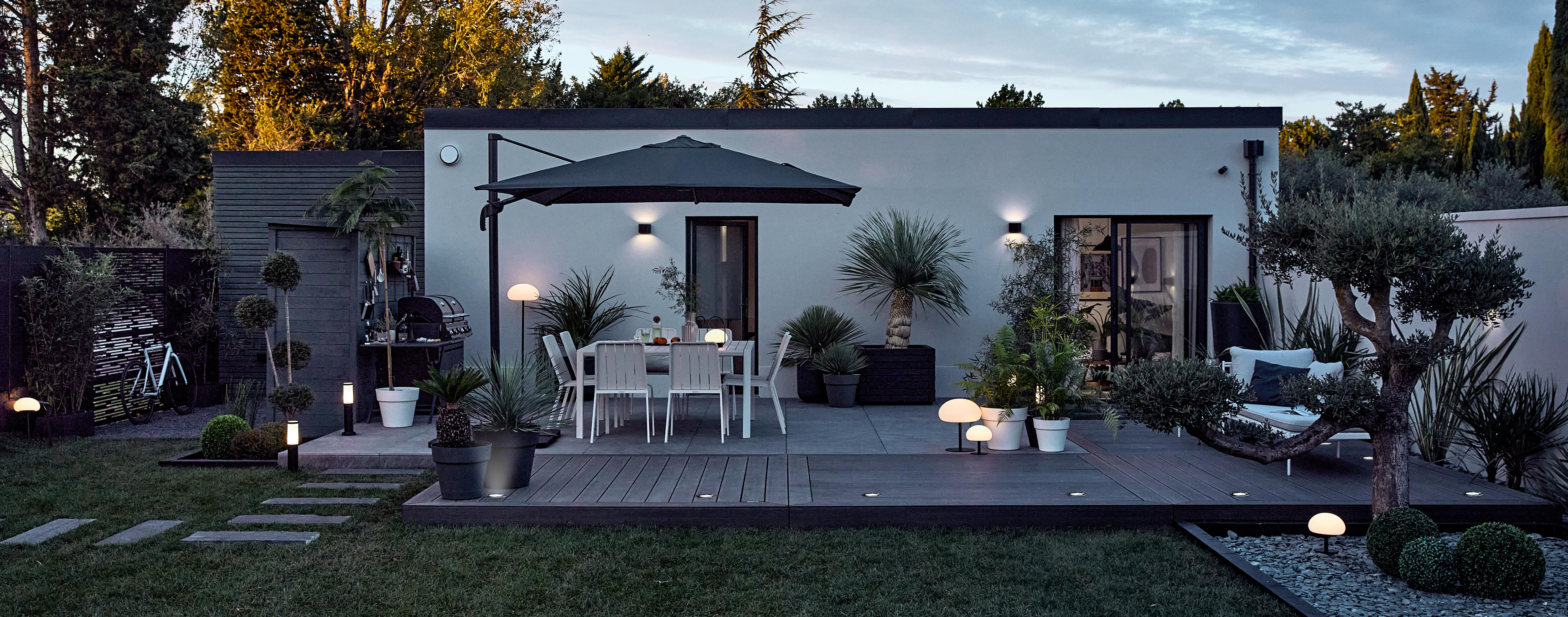 Chapéu de sol NATERIAL AURA ANTRACITE 290X290CM - 14