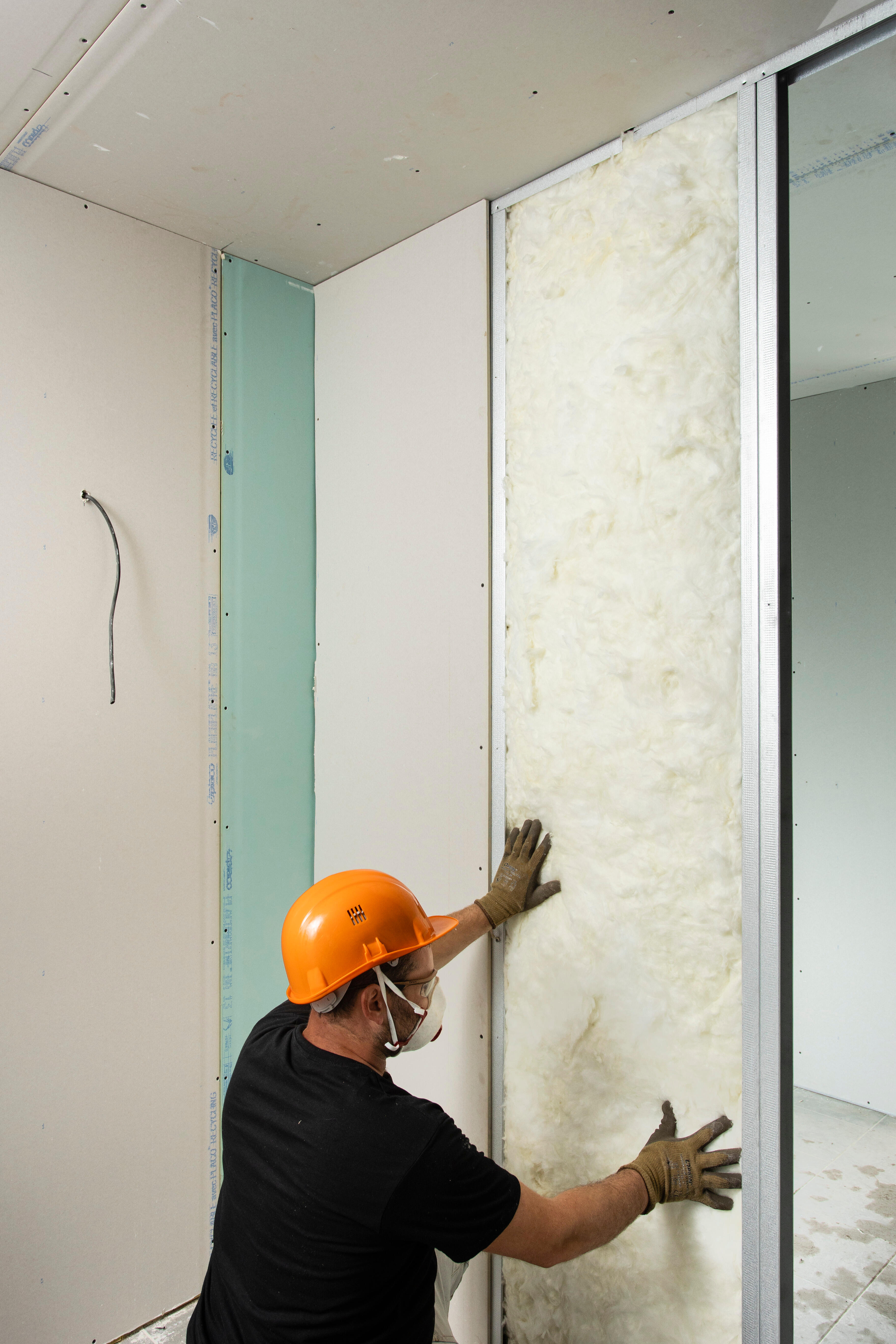 Lot de 2x2 rouleaux laine de verre cloison Duo ISOVER nu, Ep.45mm, 6.5x0.6m,R1.1 - 5