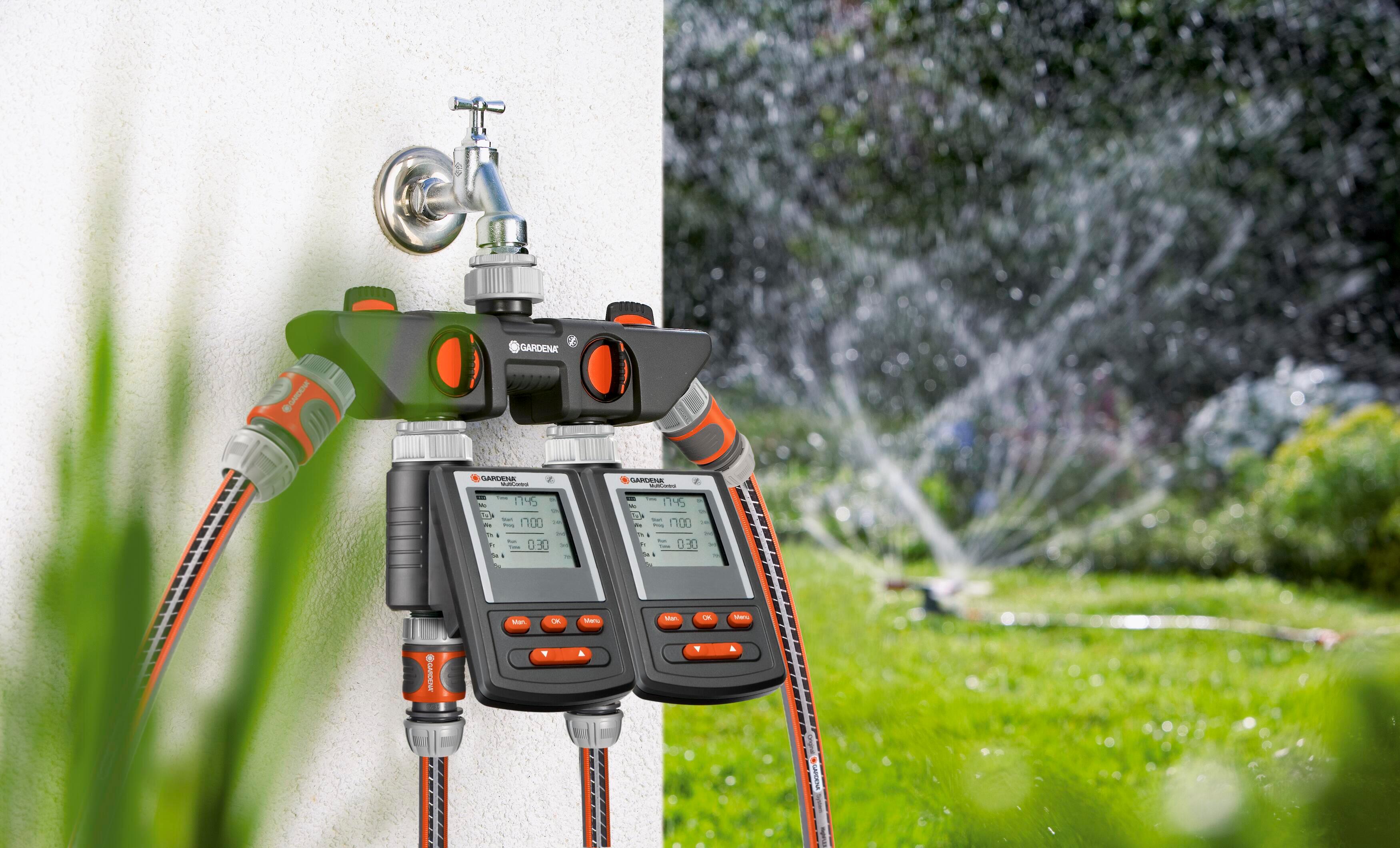 Distribuidor cuádruple GARDENA 3/4