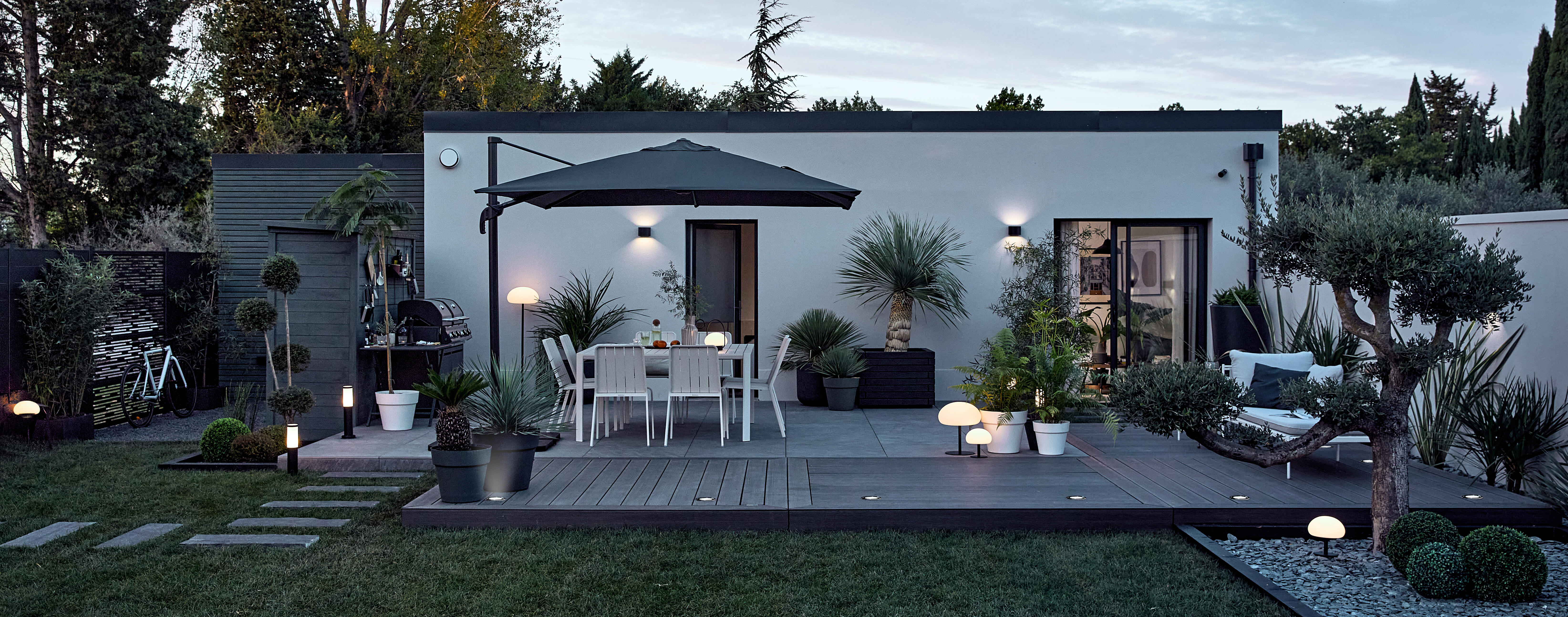 Chapéu de sol NATERIAL AURA ANTRACITE 290X290CM - 12