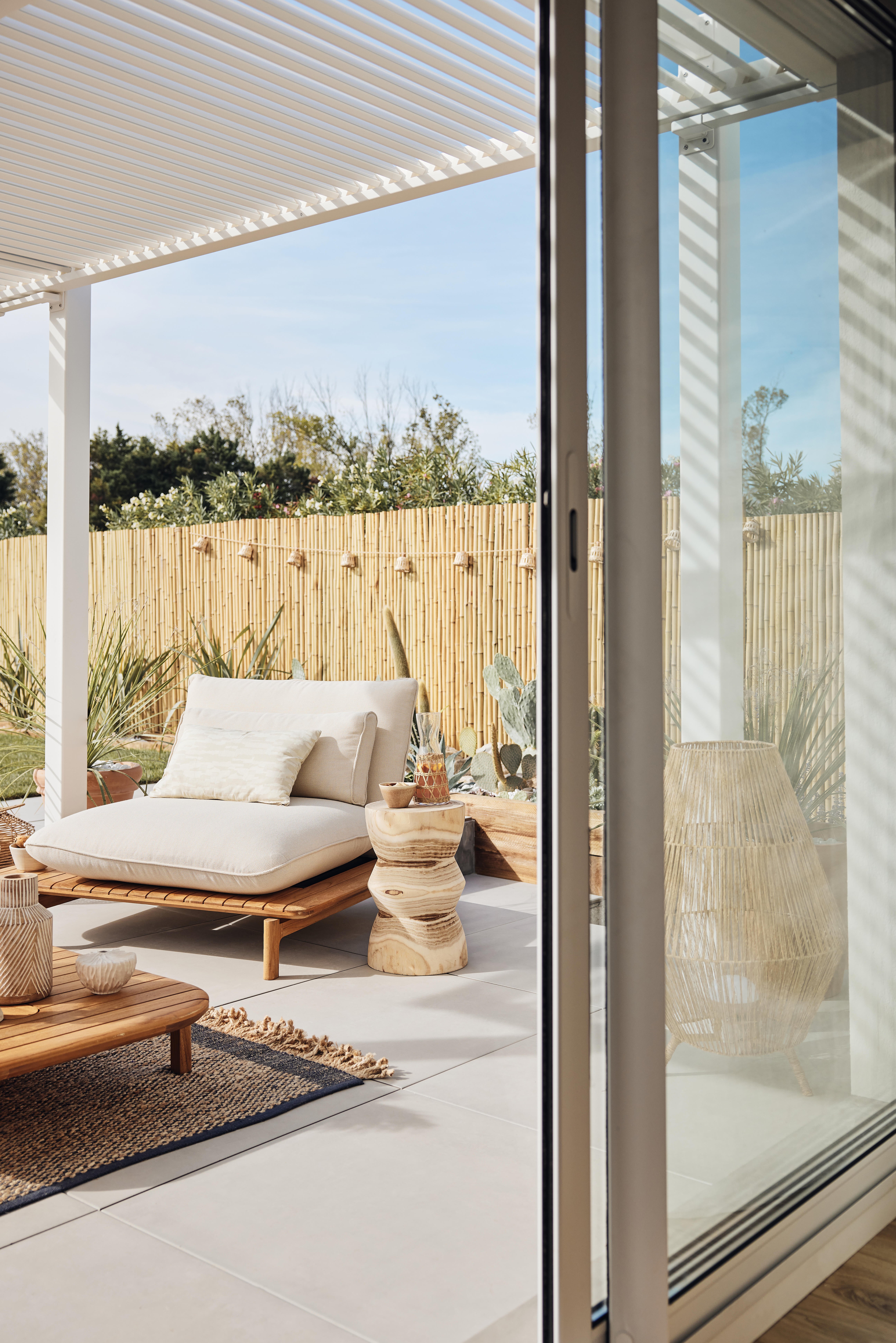 Pergola autoportante NATERIAL Odyssea / persea aluminium blanc, 11.52 m² - 3