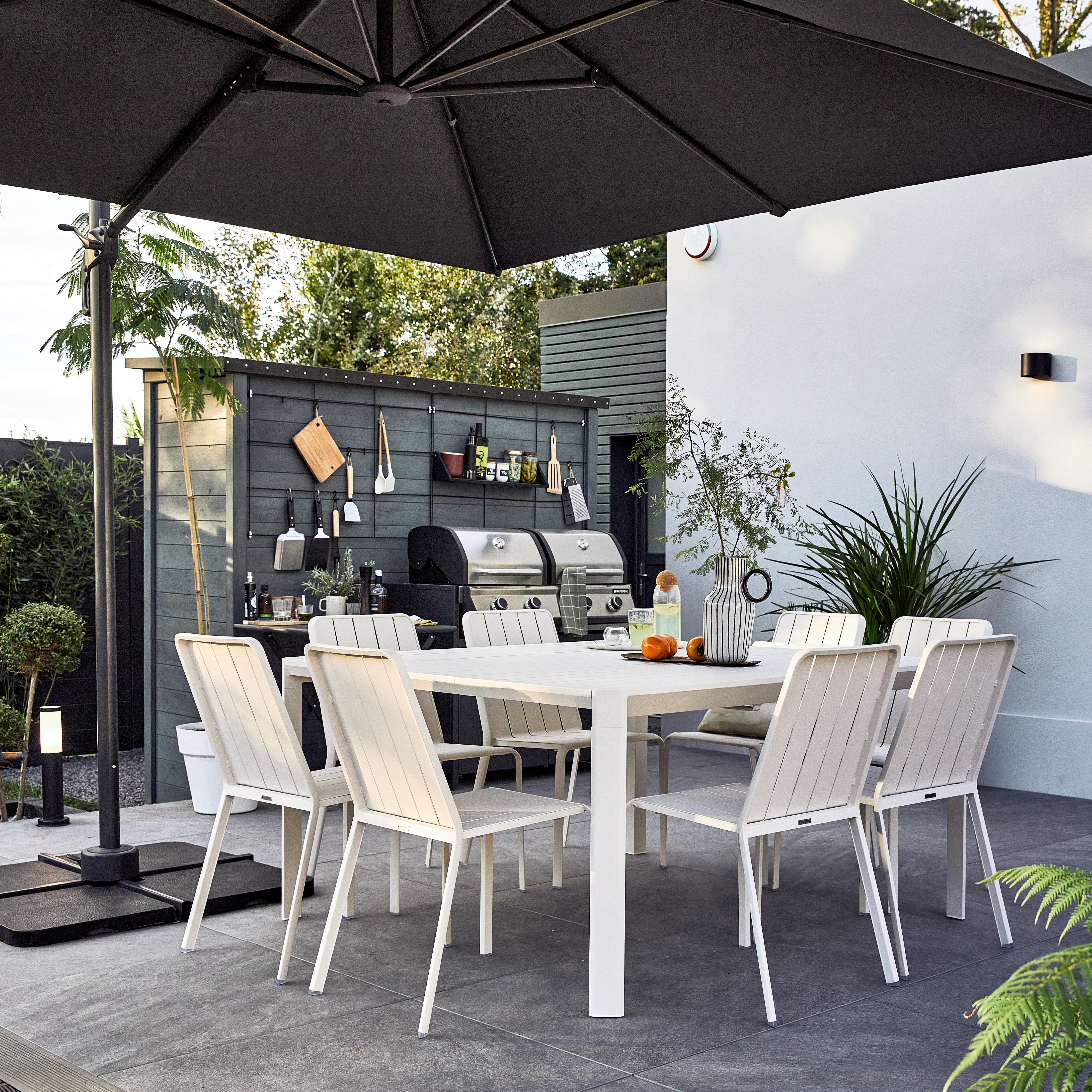 Chapéu de sol NATERIAL AURA ANTRACITE 290X290CM - 5