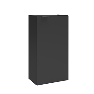Meuble lave-mains, 1p l.39 x H.72 x P.22 cm, Noir mat, Nadia