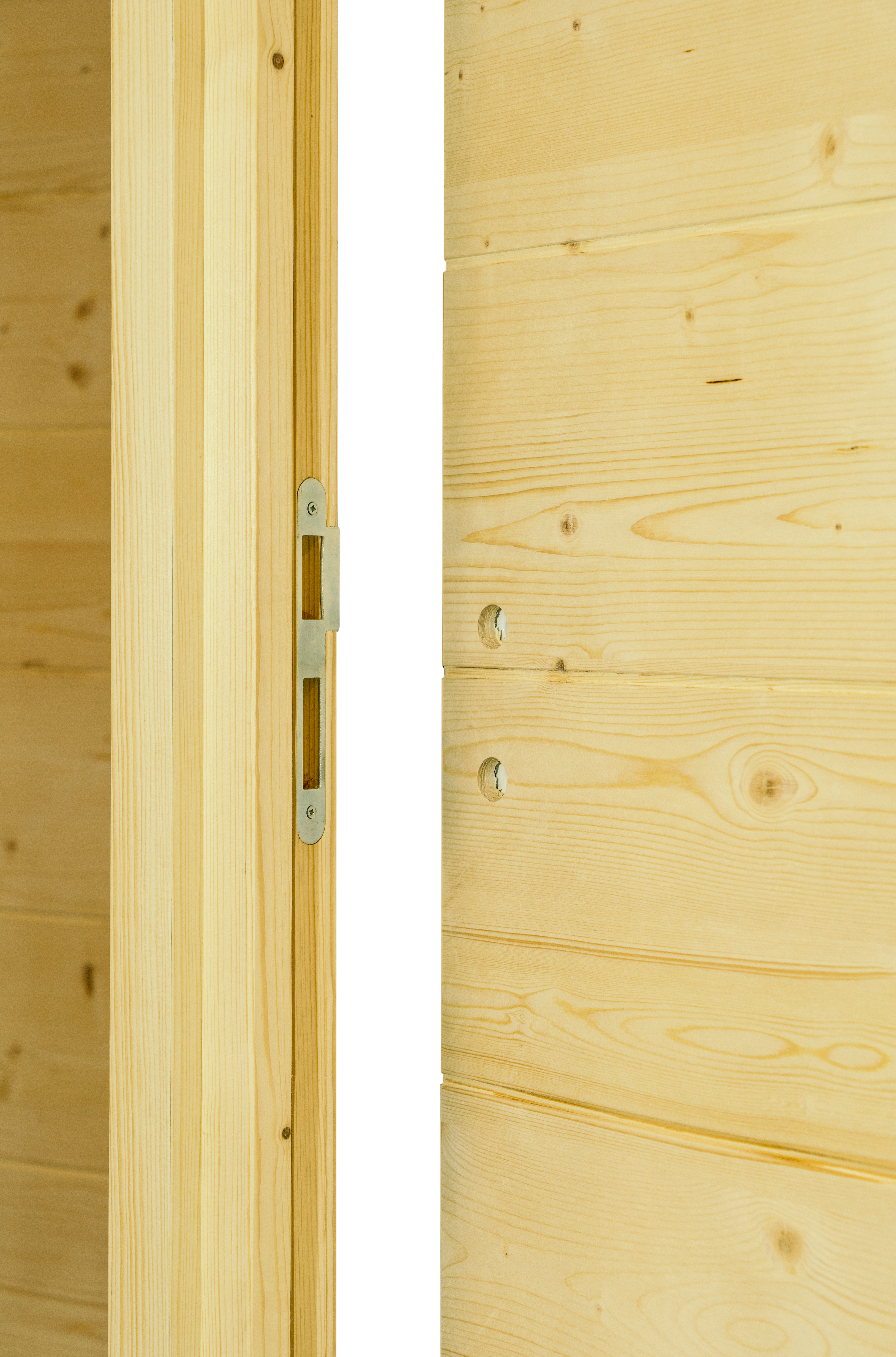 Bloc-porte fin de chantier épicéa Anna 204 x 83cm, poussant droit - 7