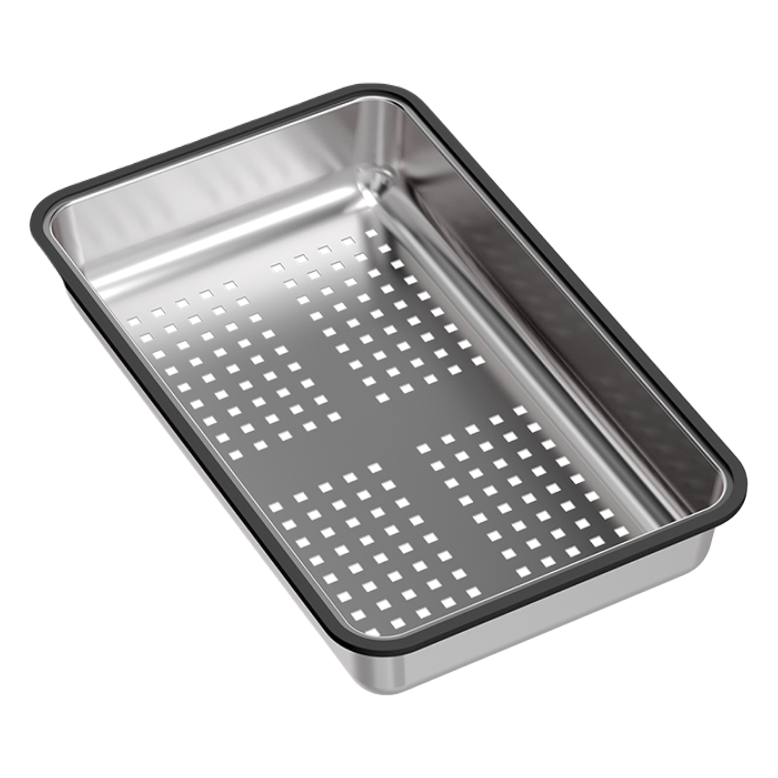 Wkładka ociekowa do zlewozmywaka 380 x 230 mm stalowa Quadron