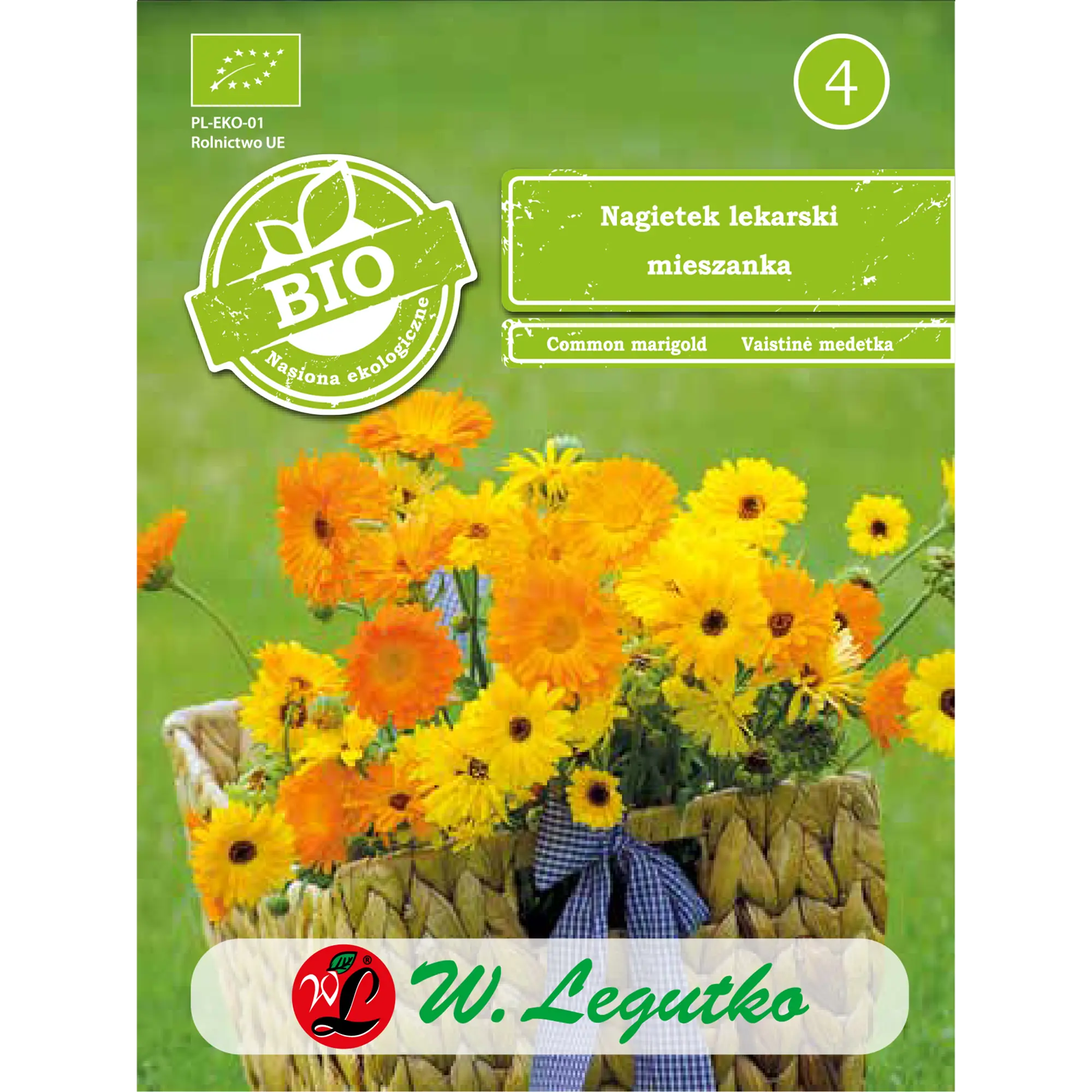 Nagietek lekarski mieszanka nasiona 1g W. Legutko