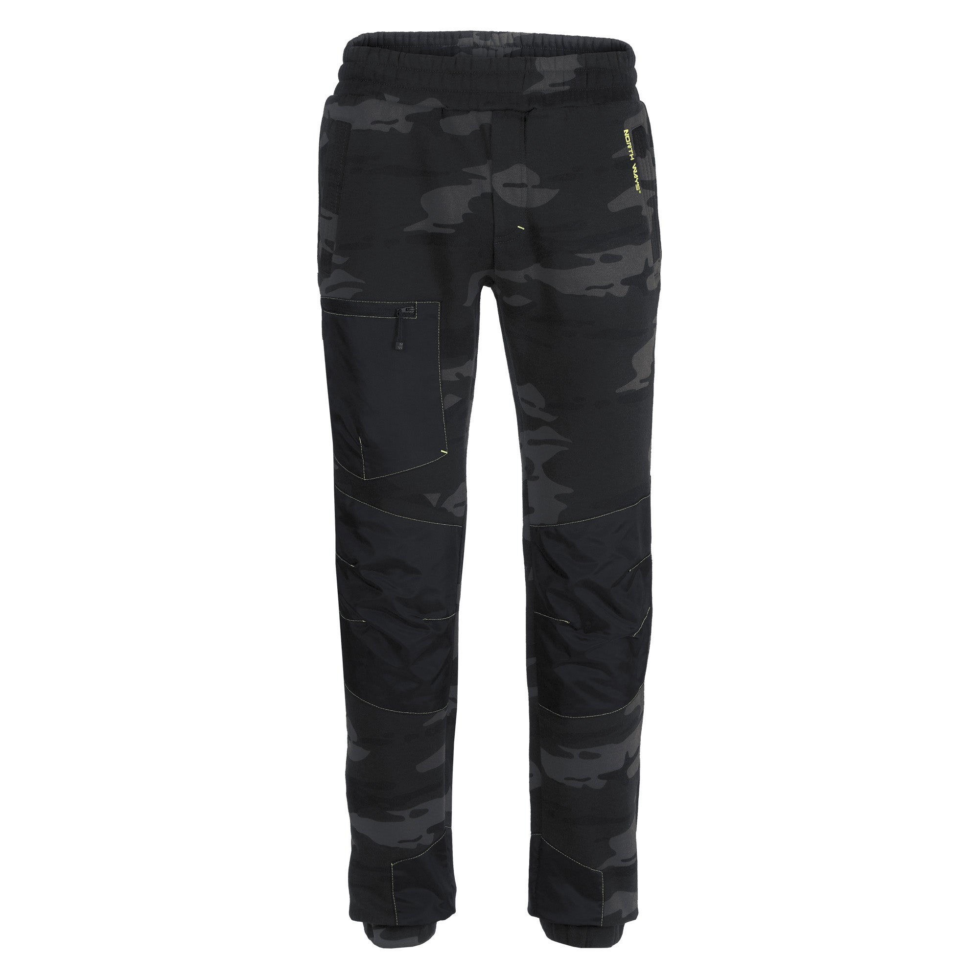 Pantalon de travail Adam - wood 48 NINE WORTHS gris camouflage, taille