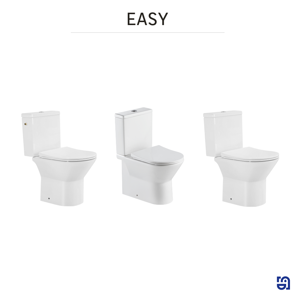 Pack sanita profundidade 60cm saída dupla branco Sensea Easy - 13