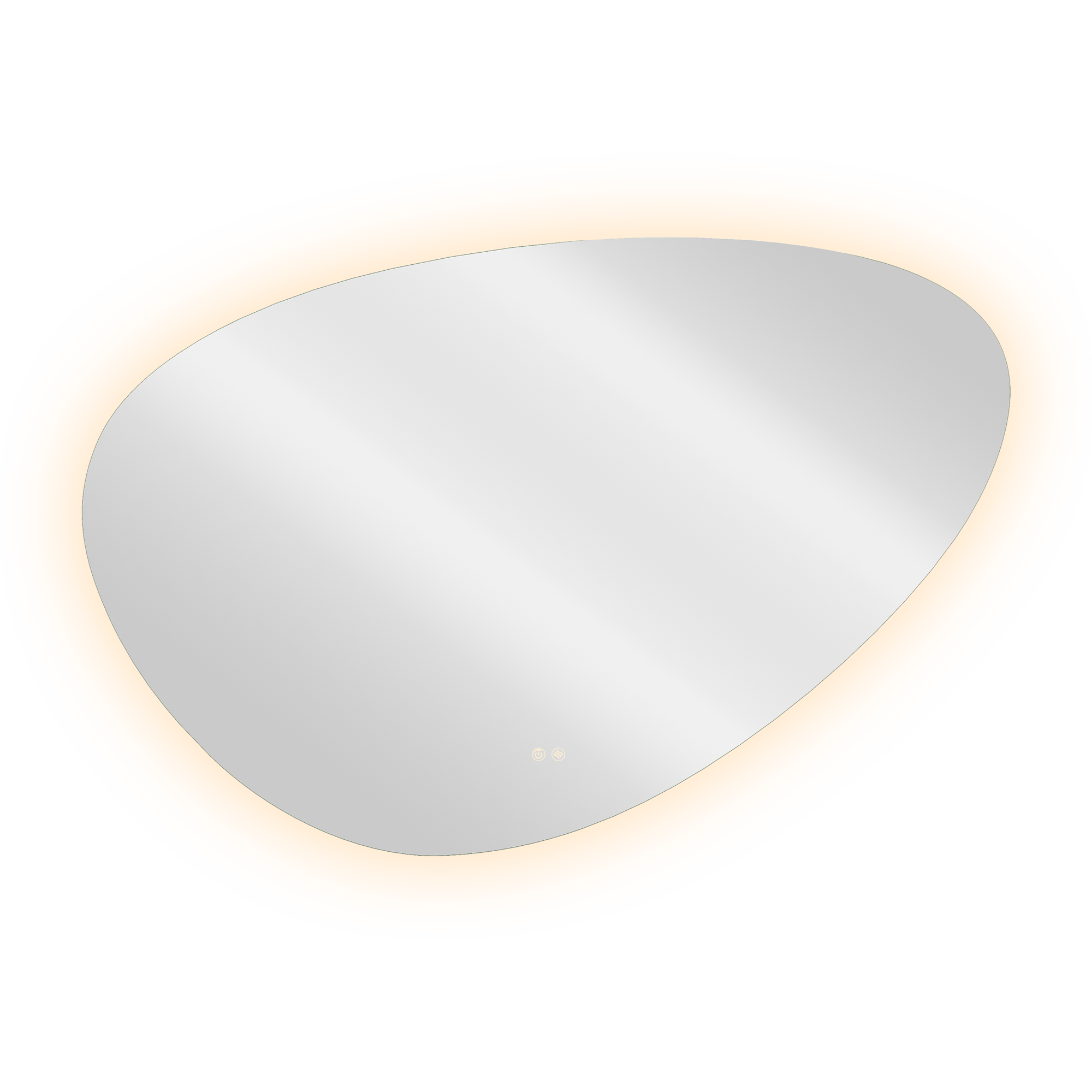 Specchio Modern con illuminazione integrata 120 x 80 cm - 6