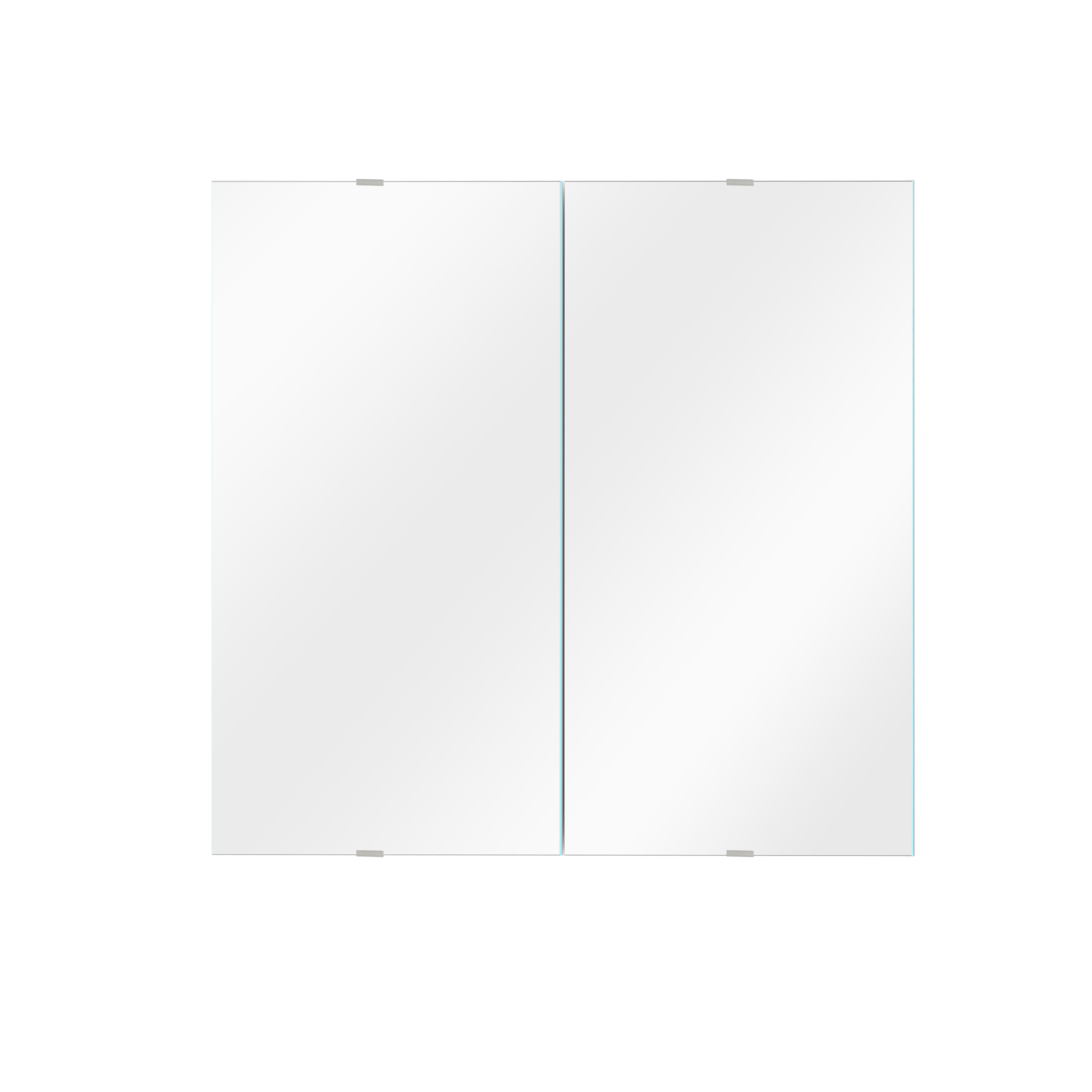 Armoire de toilette l.76.1 cm H.58 cm P.17 cm, blanc, SENSEA Essential - 3