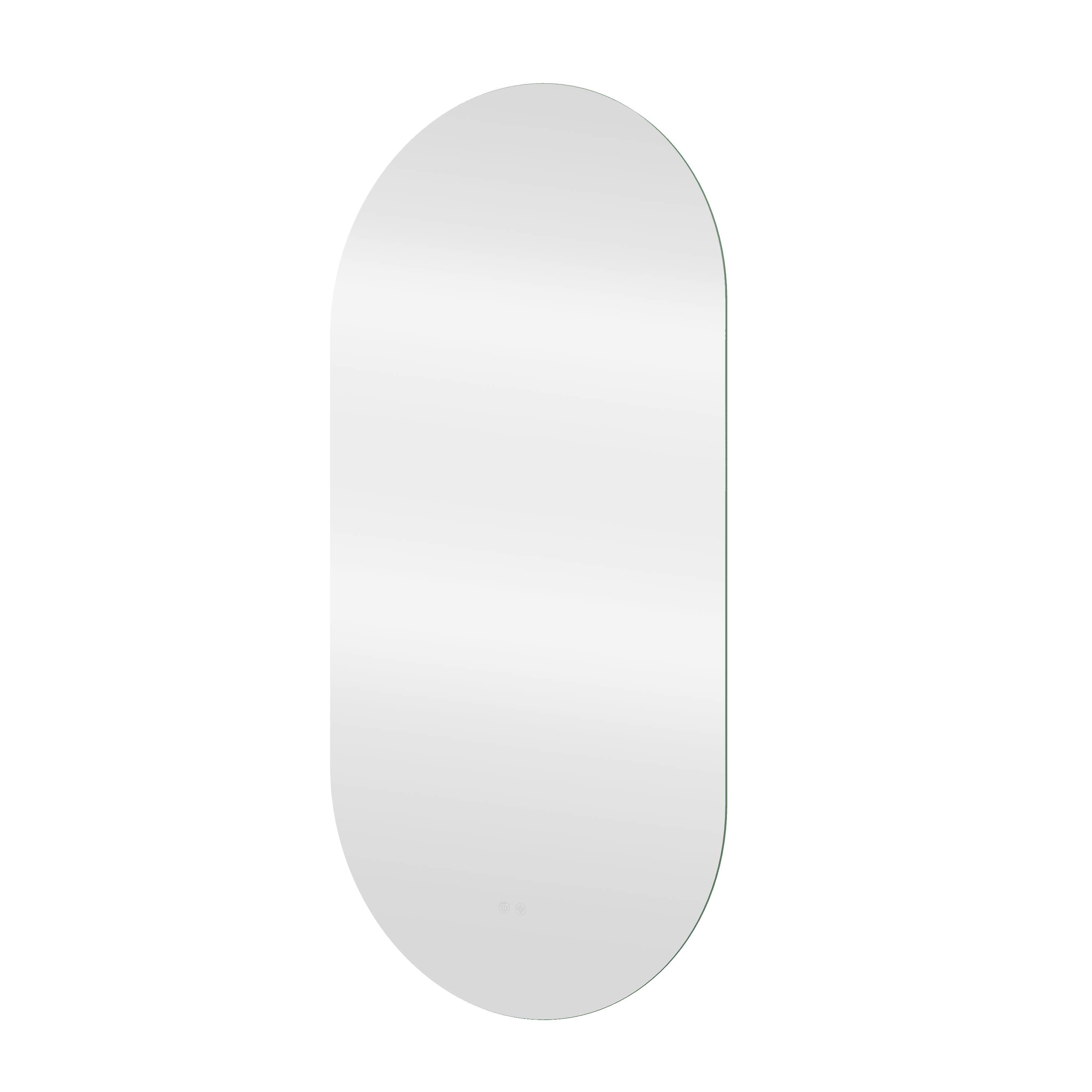 Miroir lumineux ovale l.120 x H.60 cm Modern, anti-buée, variateur intensité - 5