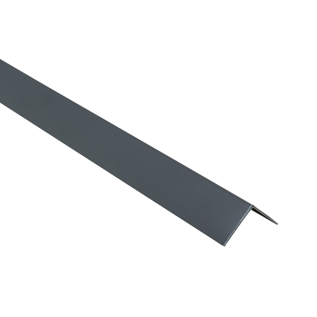 Kątownik pvc 2.6m 25x25x1 mm matowy szary Standers