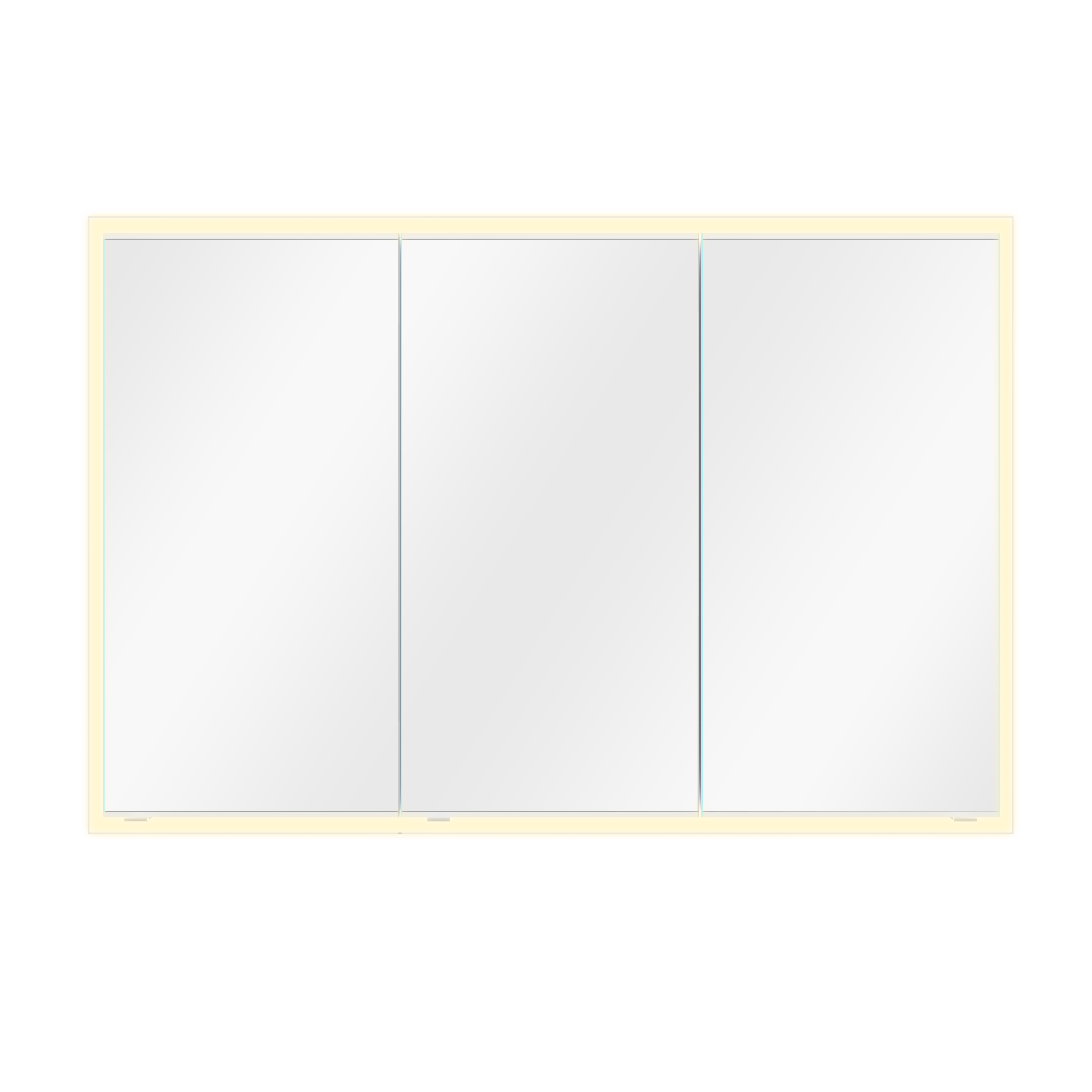 Specchio Contenitore Remix Con Illuminazione Remix SENSEA bianco L 120 x H 80 x P 16.9 cm - 10