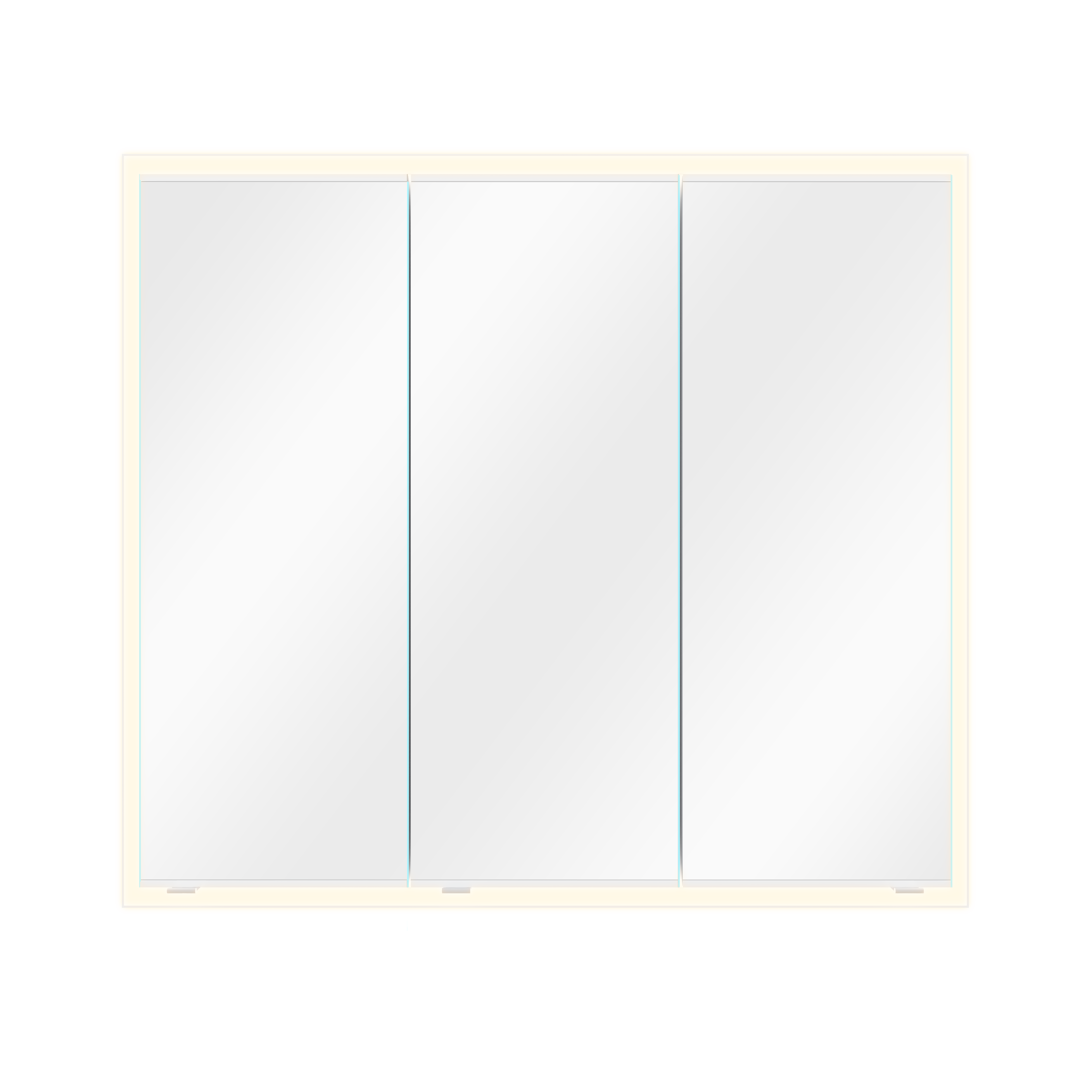 Specchio Contenitore Con Illuminazione SENSEA bianco L 90 x H 80 x P 16.9 cm - 12