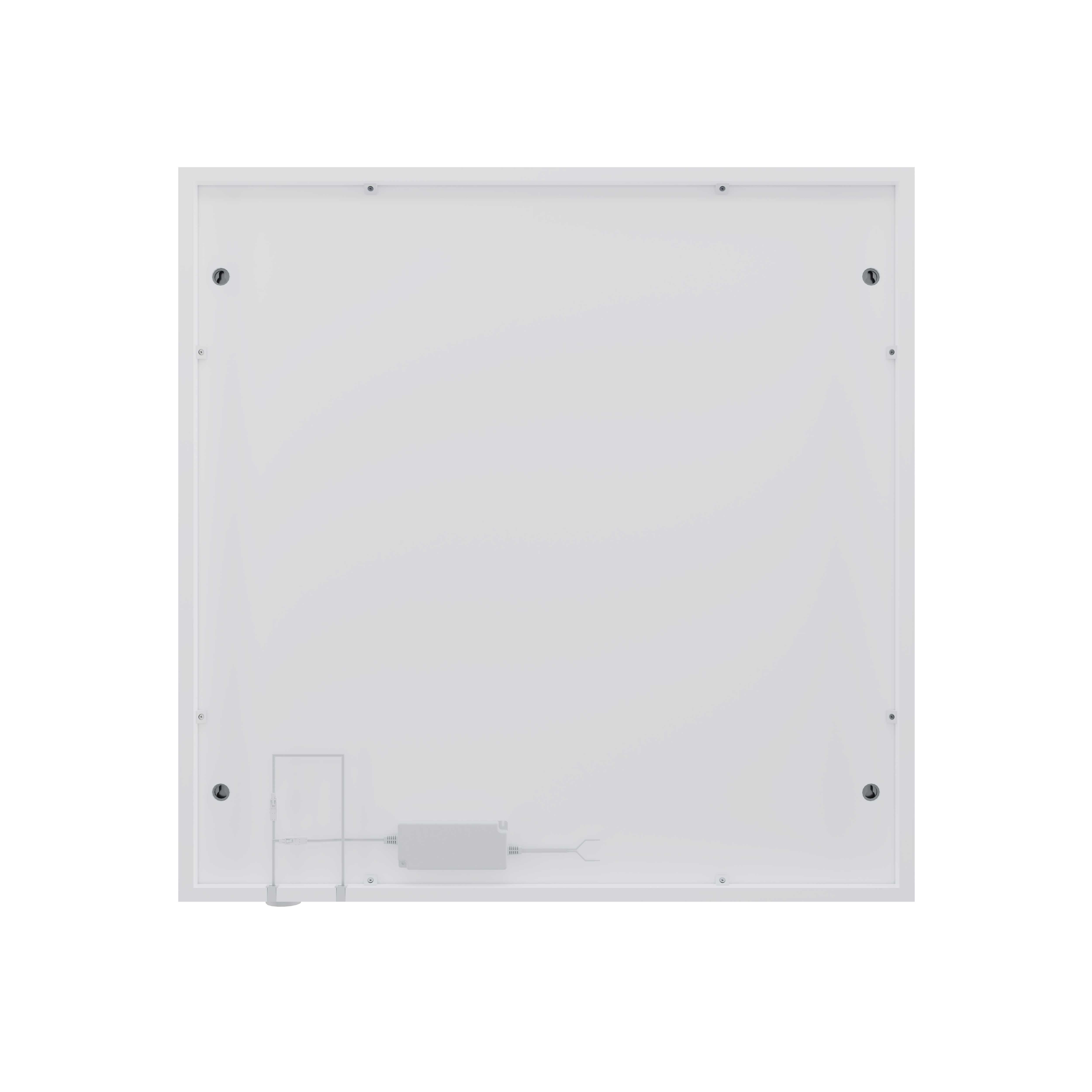Specchio Contenitore Remix Con Illuminazione Remix SENSEA bianco L 80 x H 80 x P 16.9 cm - 13