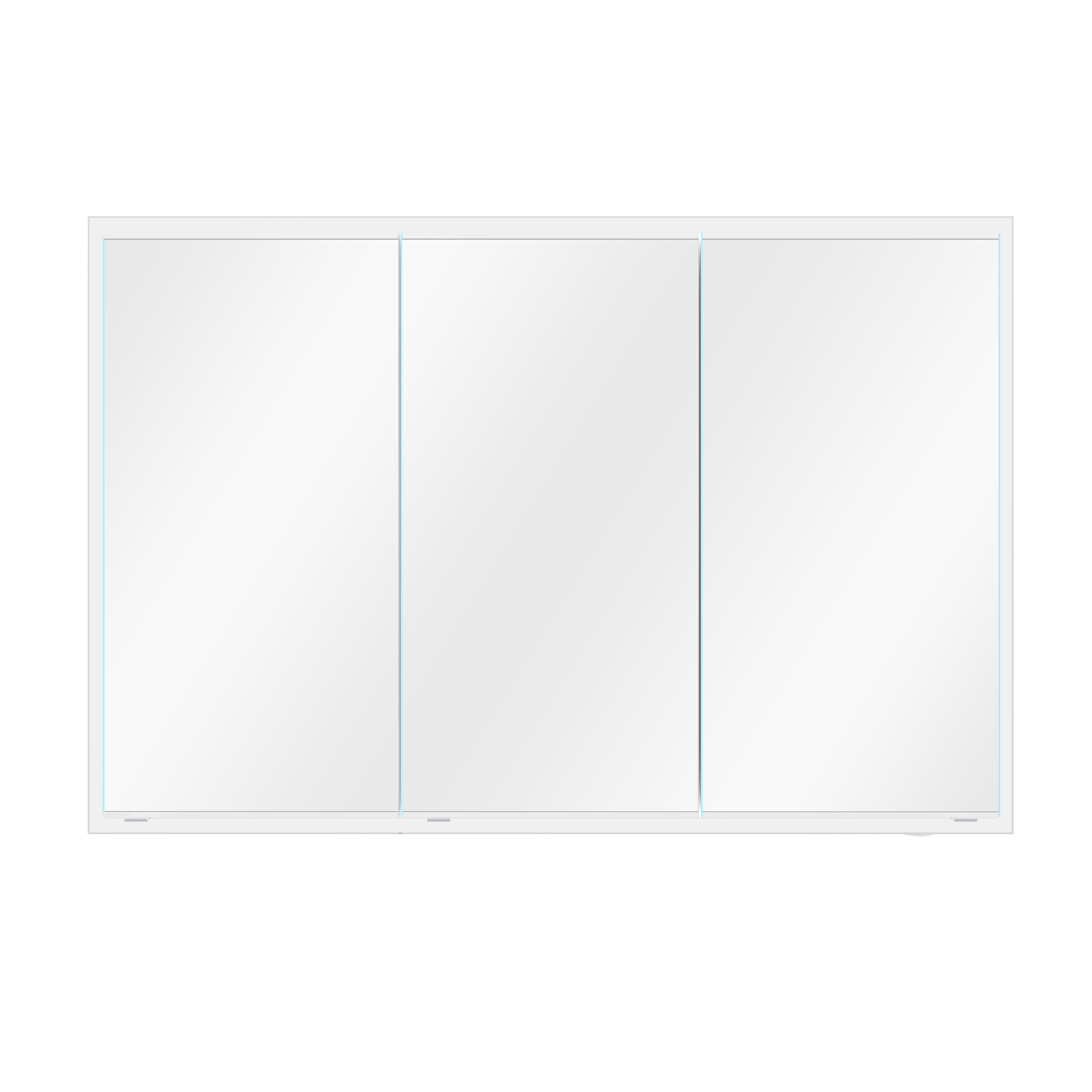 Specchio Contenitore Remix Con Illuminazione Remix SENSEA bianco L 120 x H 80 x P 16.9 cm - 8