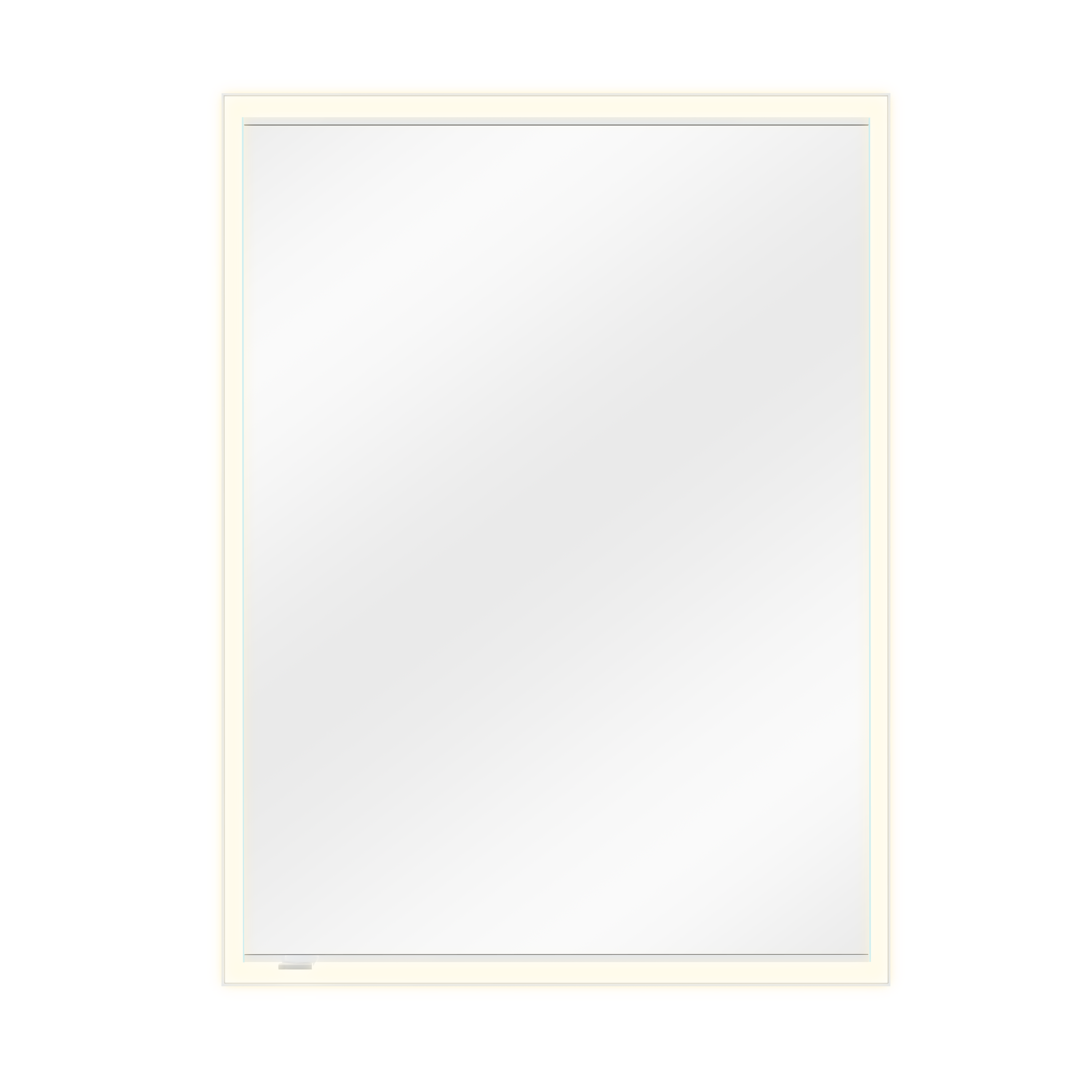 Armoire led 1p de toilette lumineuse l. 60 cm H. 80 cm P. 16.9 cm, chromé Remix - 3