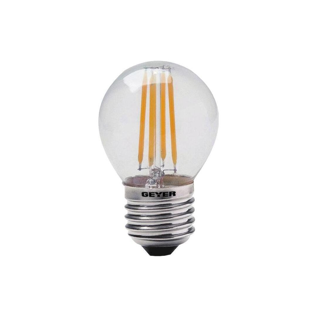 Λάμπα Led filament GEYER E27 G45 470LM 4W 2700K θερμό λευκό