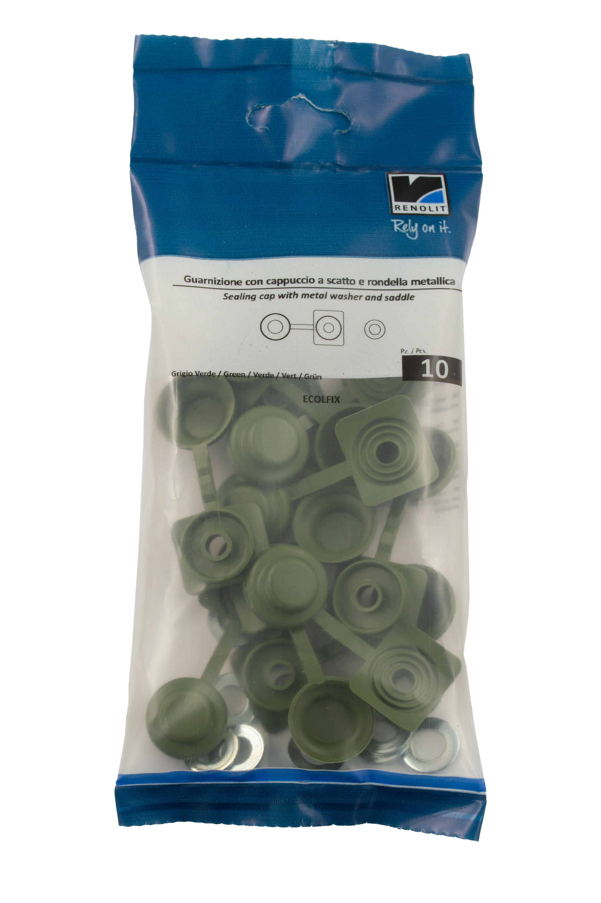 Kit fixação ECOLFIX verde 10UN - 6