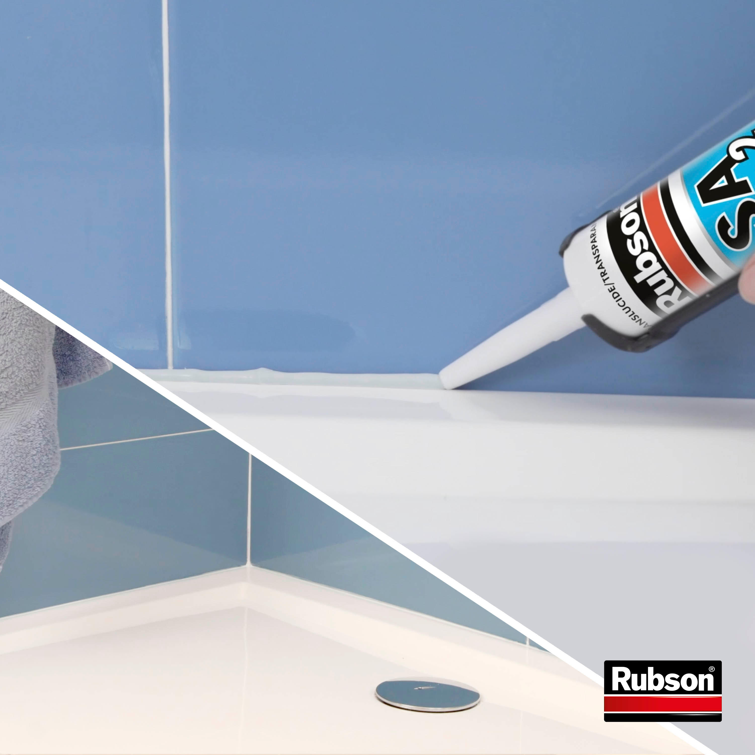 Silicone Sa2 sanitaire RUBSON transparent, 280 ml - 2