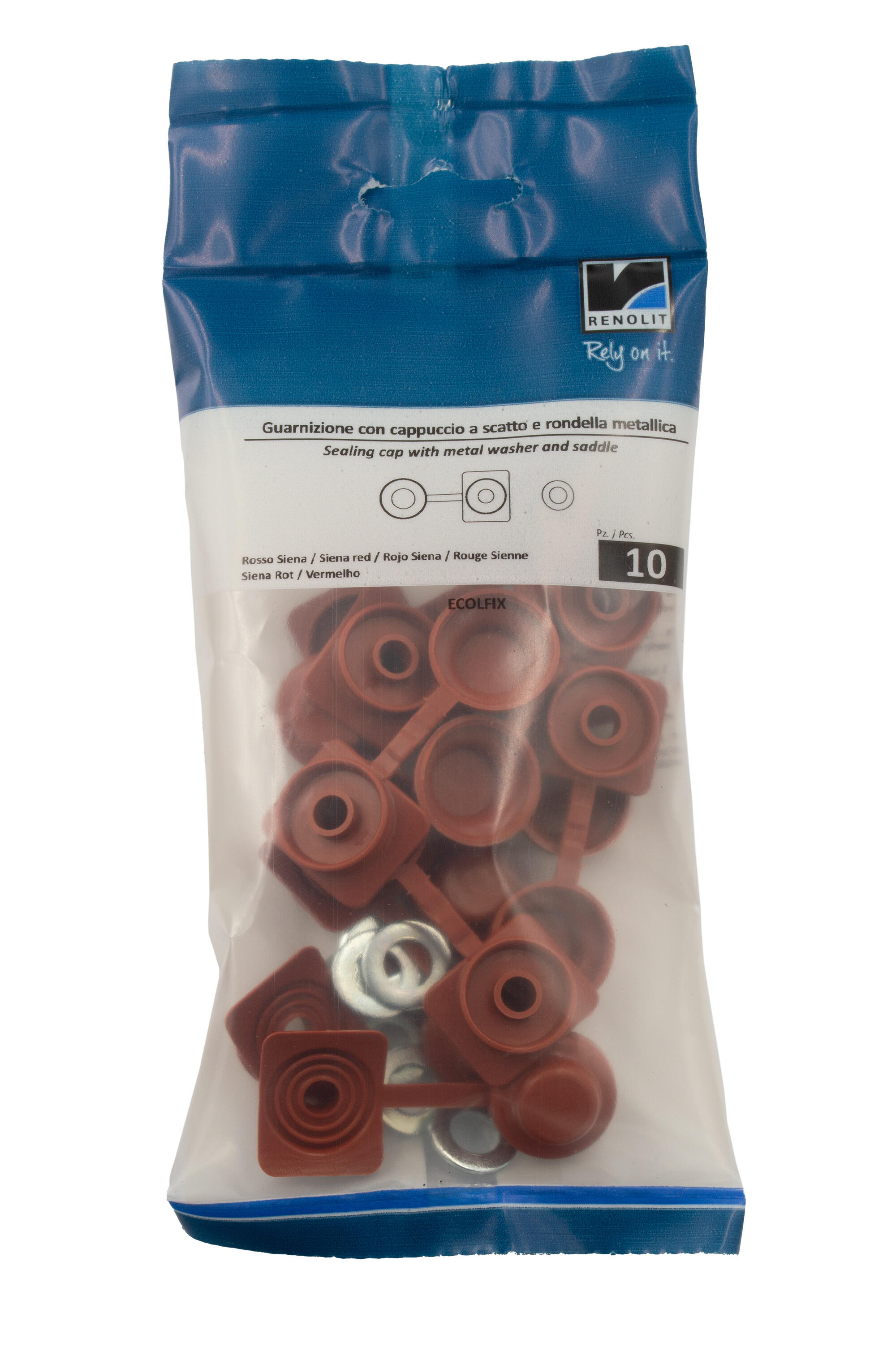 Kit fixação ECOLFIX vermelho 10UN - 6