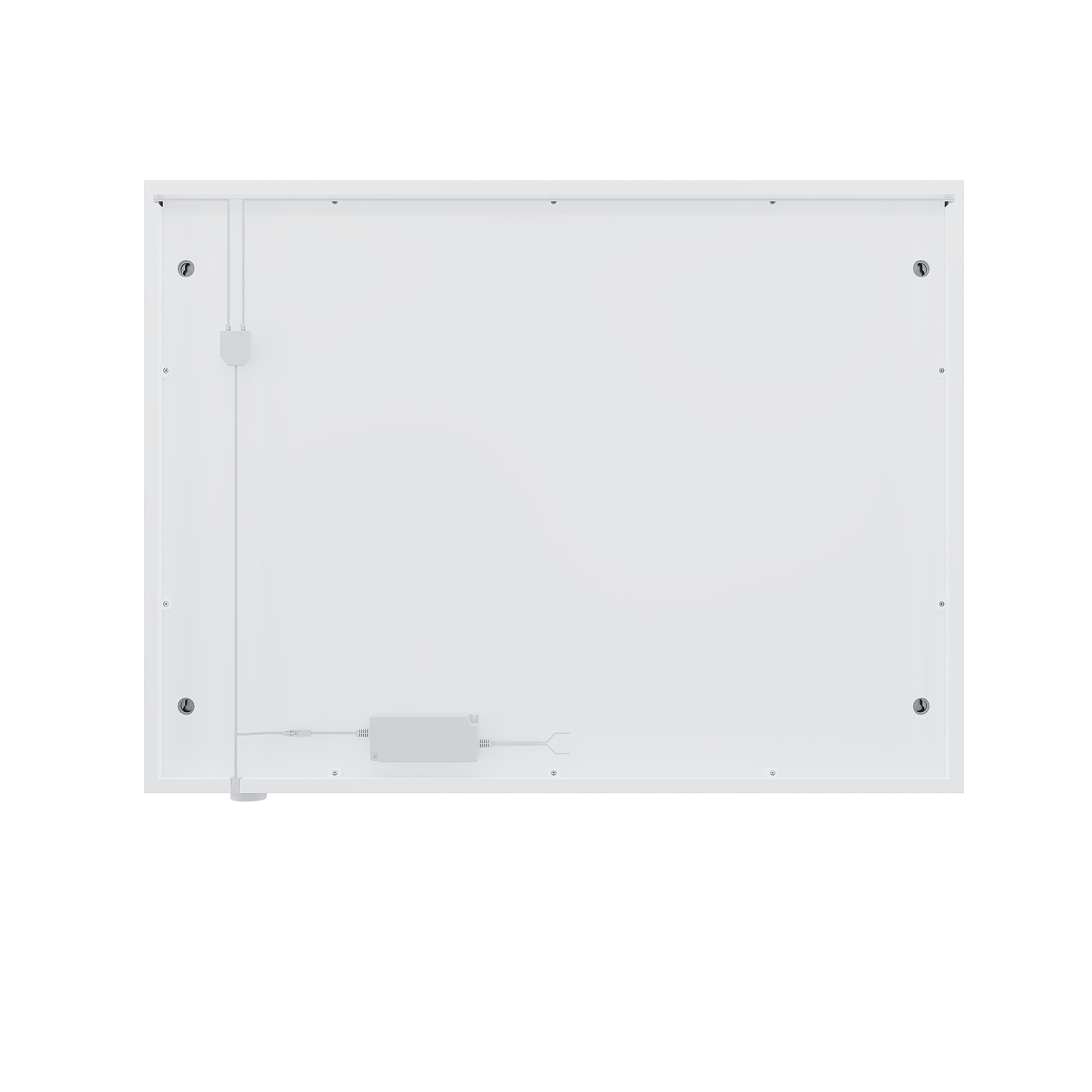 Armoire lumineuse 3p l. 90 cm H. 70.7 cm P. 16 cm, blanc mat Easy, variateur - 7