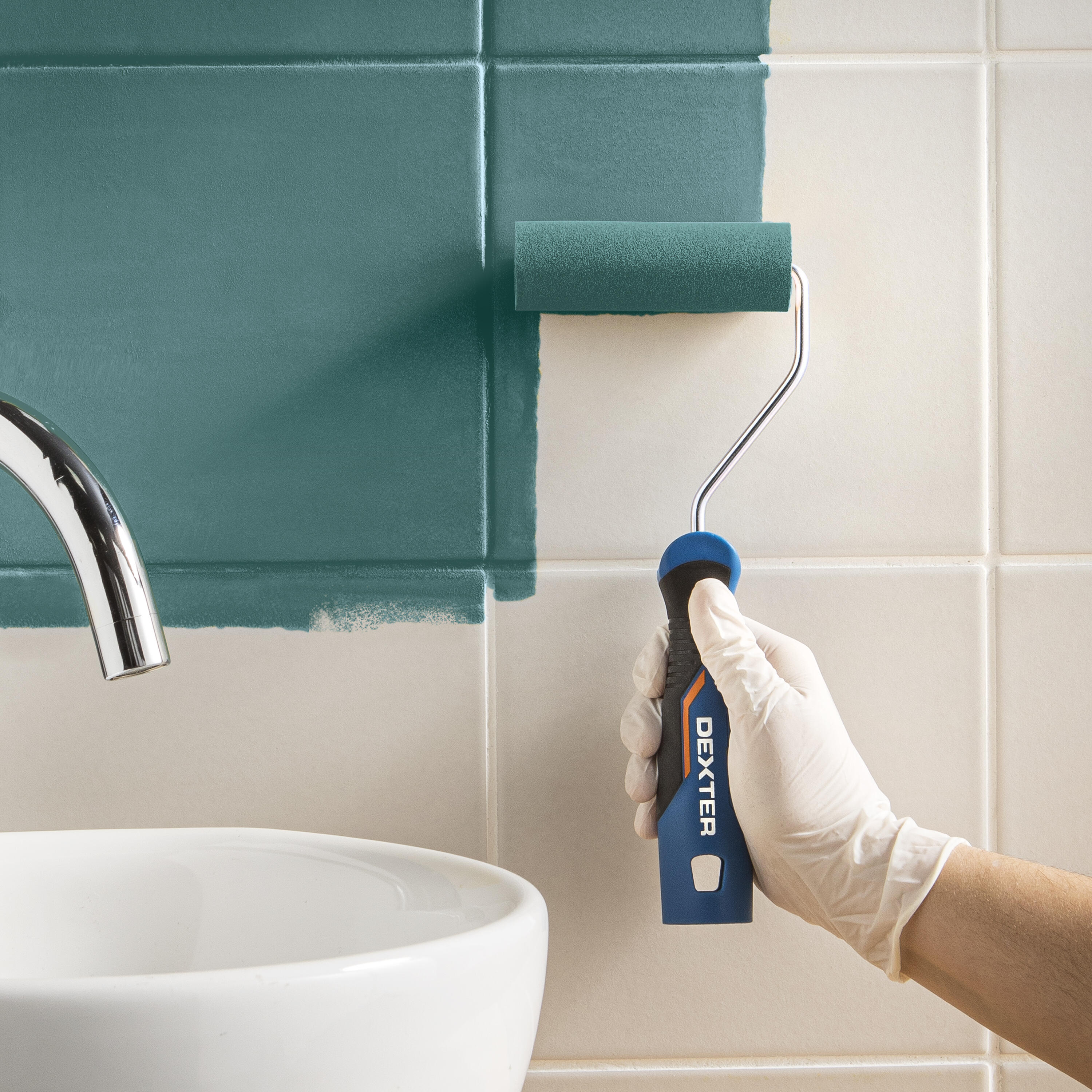 Peinture carrelage, meuble, crédence laguna 2 mat LUXENS Cuisine et bain 0.75L - 5