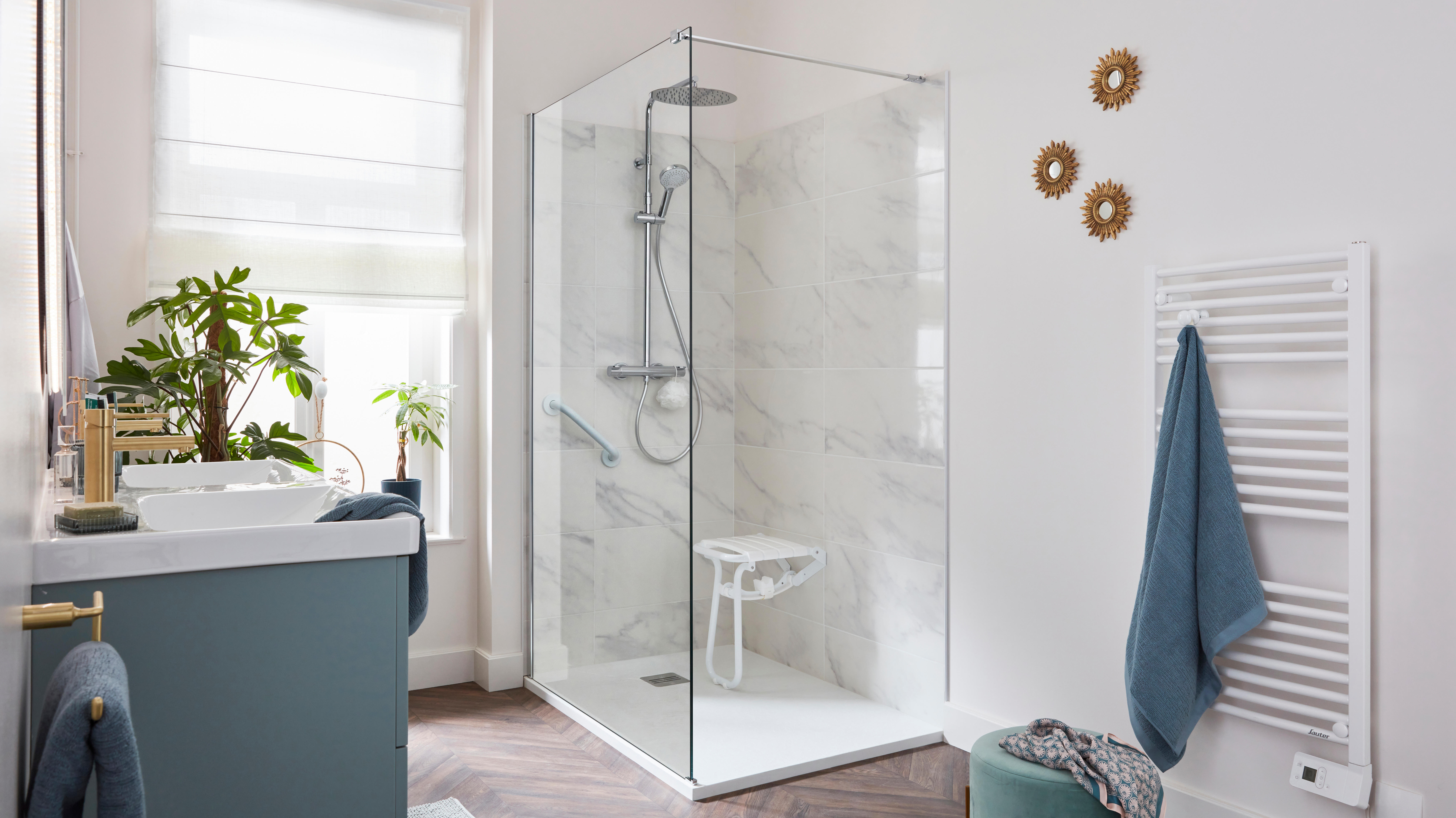 Barra 30CM-30MM ANTI-DESLIZANTE BRANCO - 4